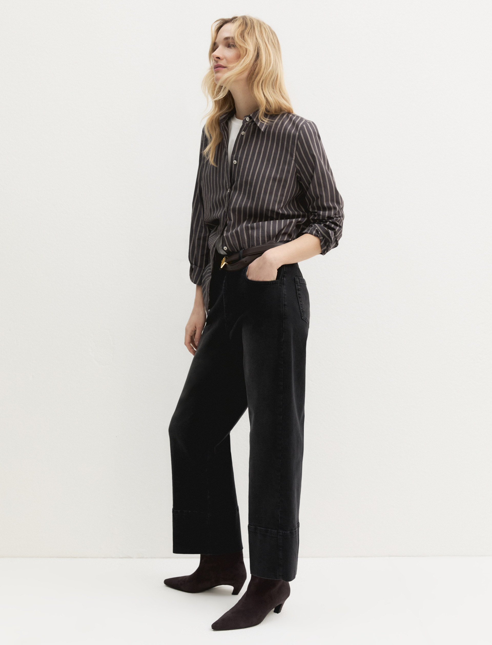Cropped jeans - BLACK - Emme - 5