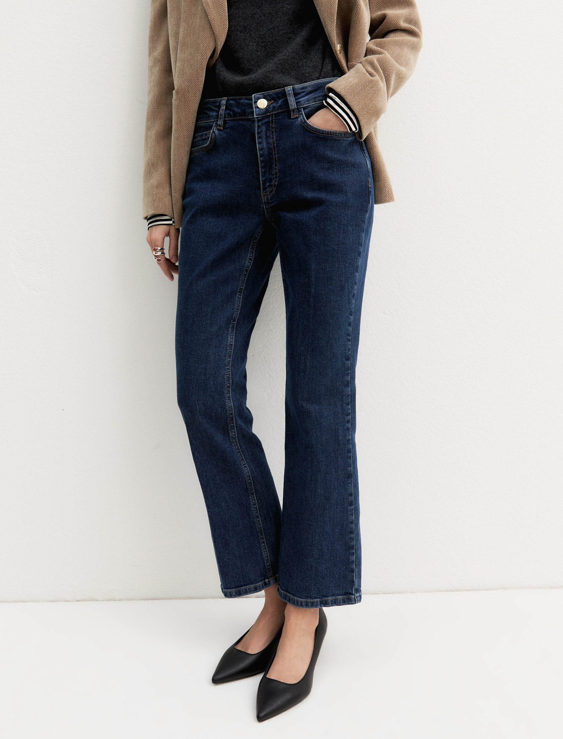 Jeans slim flare - AZUL - Emme - 3