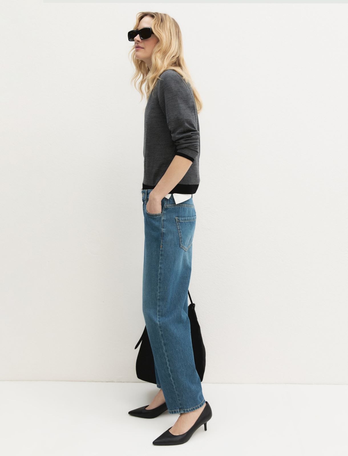 Jeans slim in puro cotone - BLUE JEANS - Emme - 5