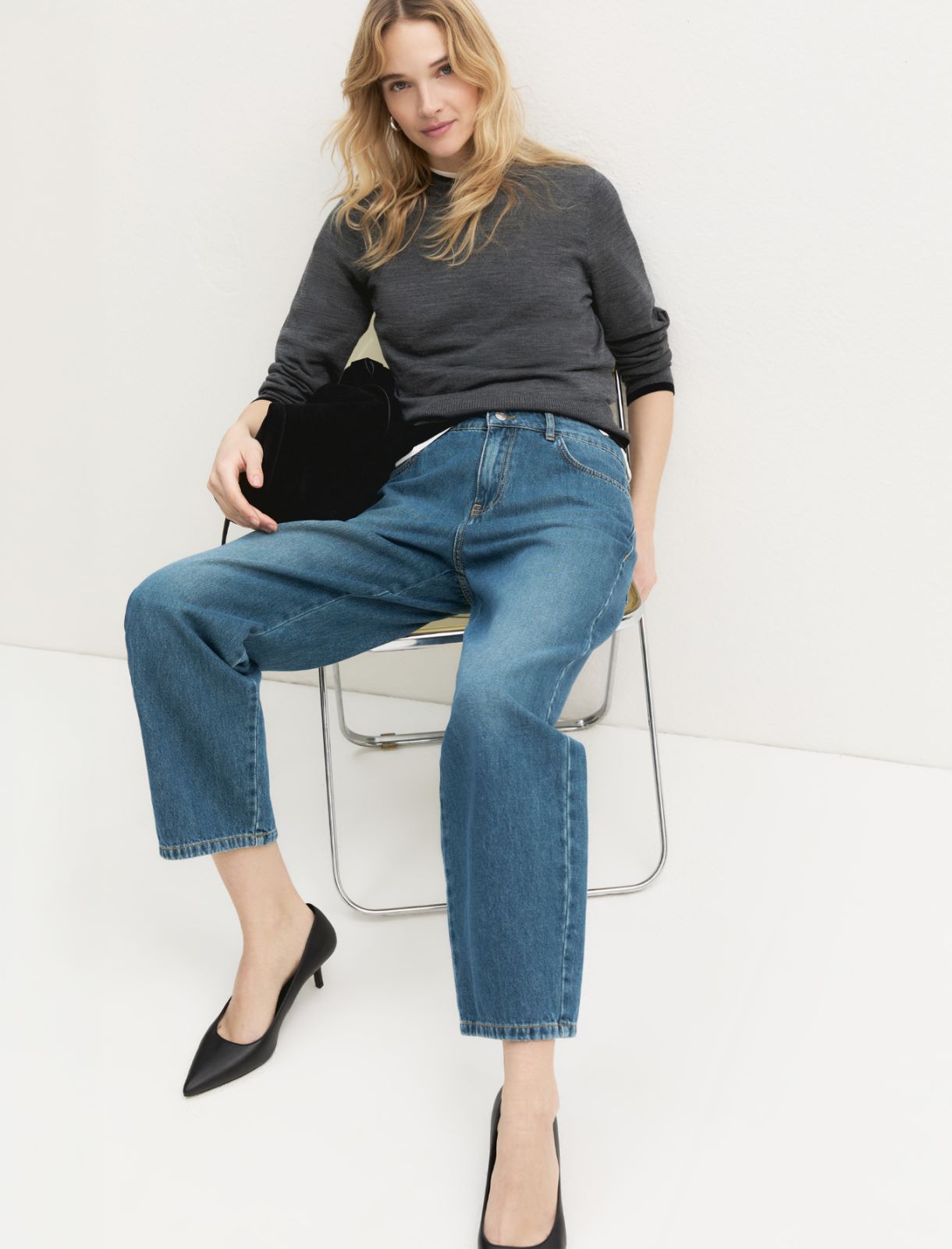 Jeans slim in puro cotone - BLUE JEANS - Emme