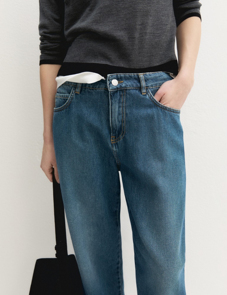 Jeans ajustados de puro algodón - Emme - 7