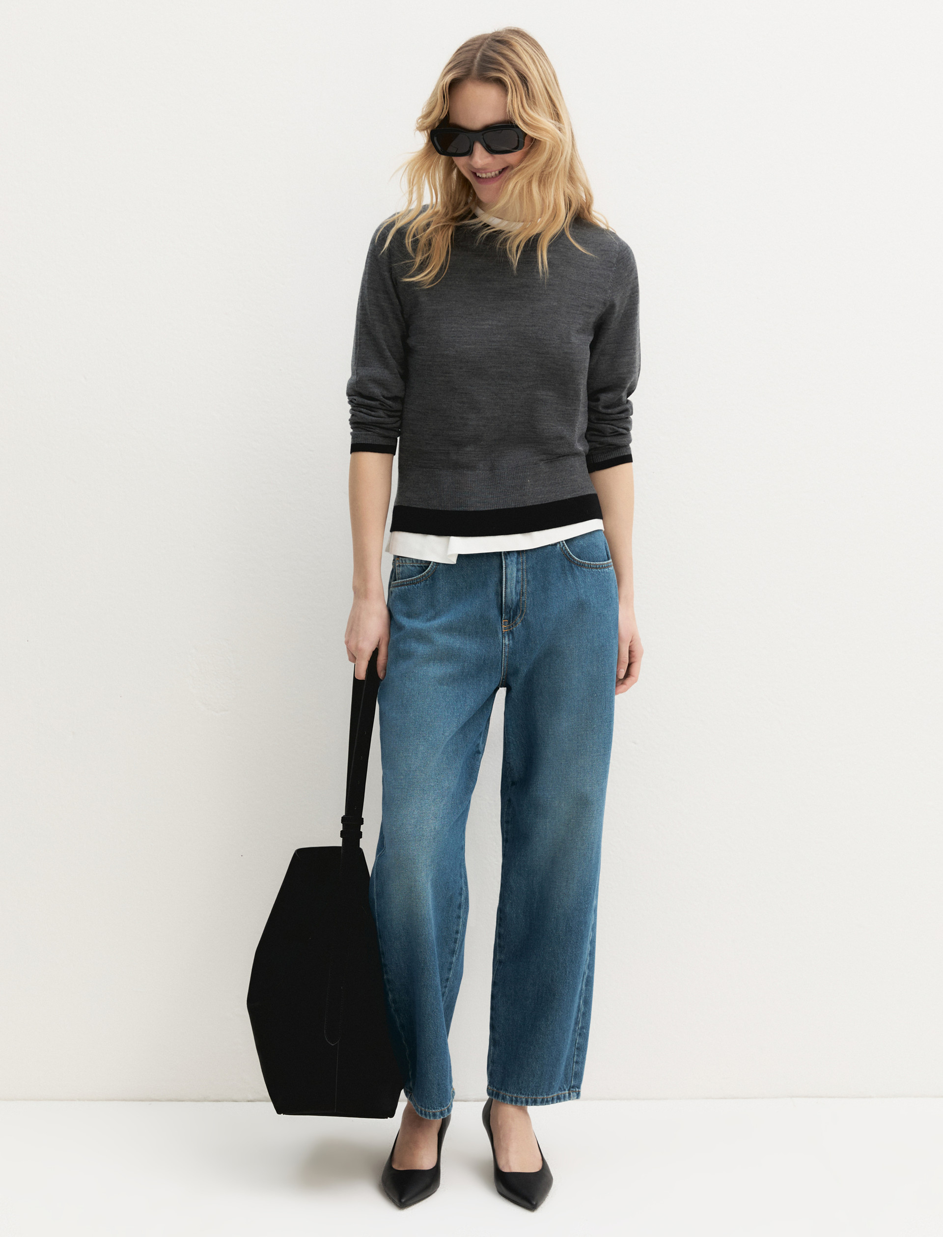 Jeans slim in puro cotone - BLUE JEANS - Emme - 2