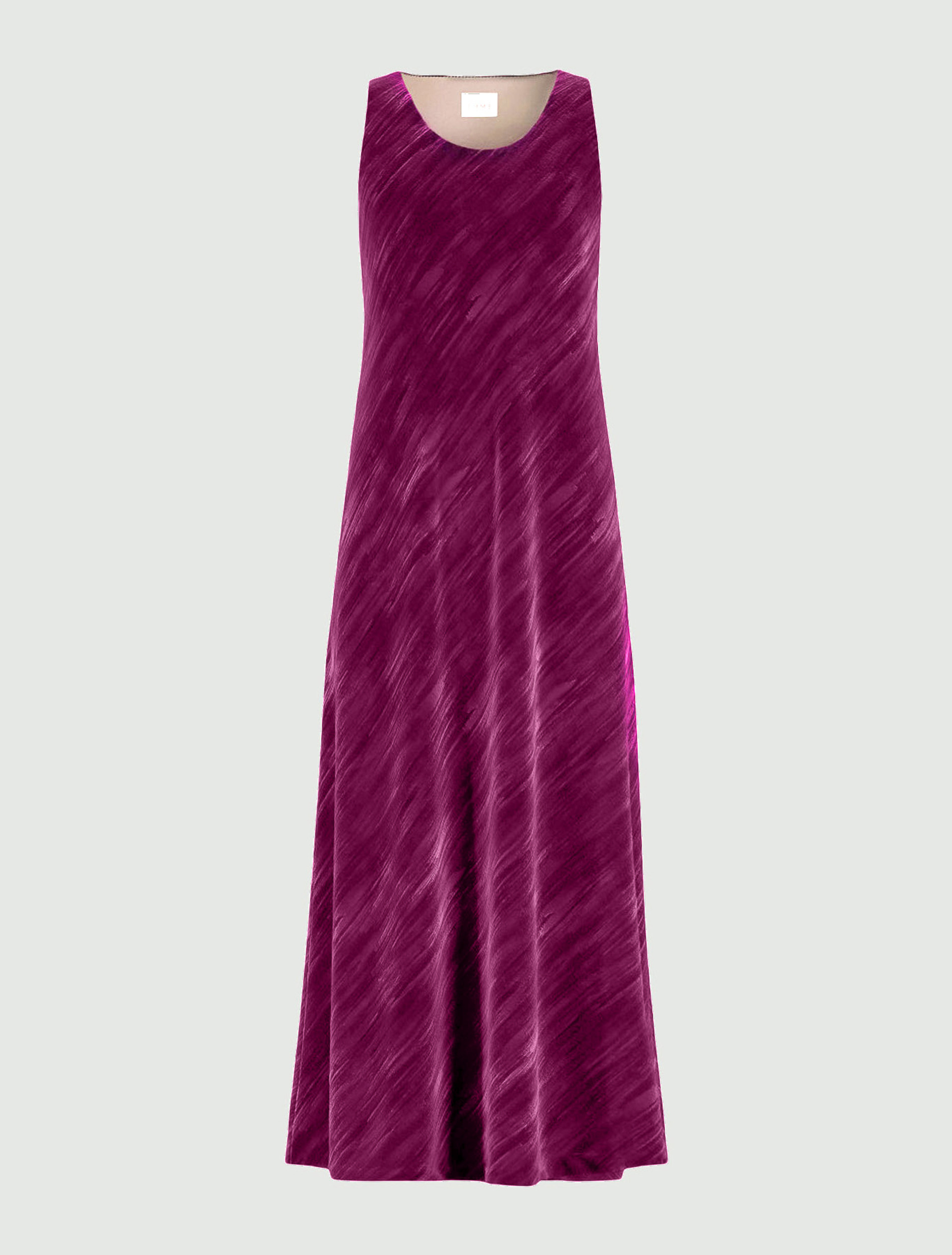 Flared crackled velvet dress - CARDINAL - Emme - 6