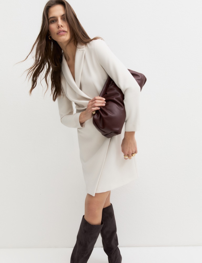 Stretch robe manteau dress - Emme