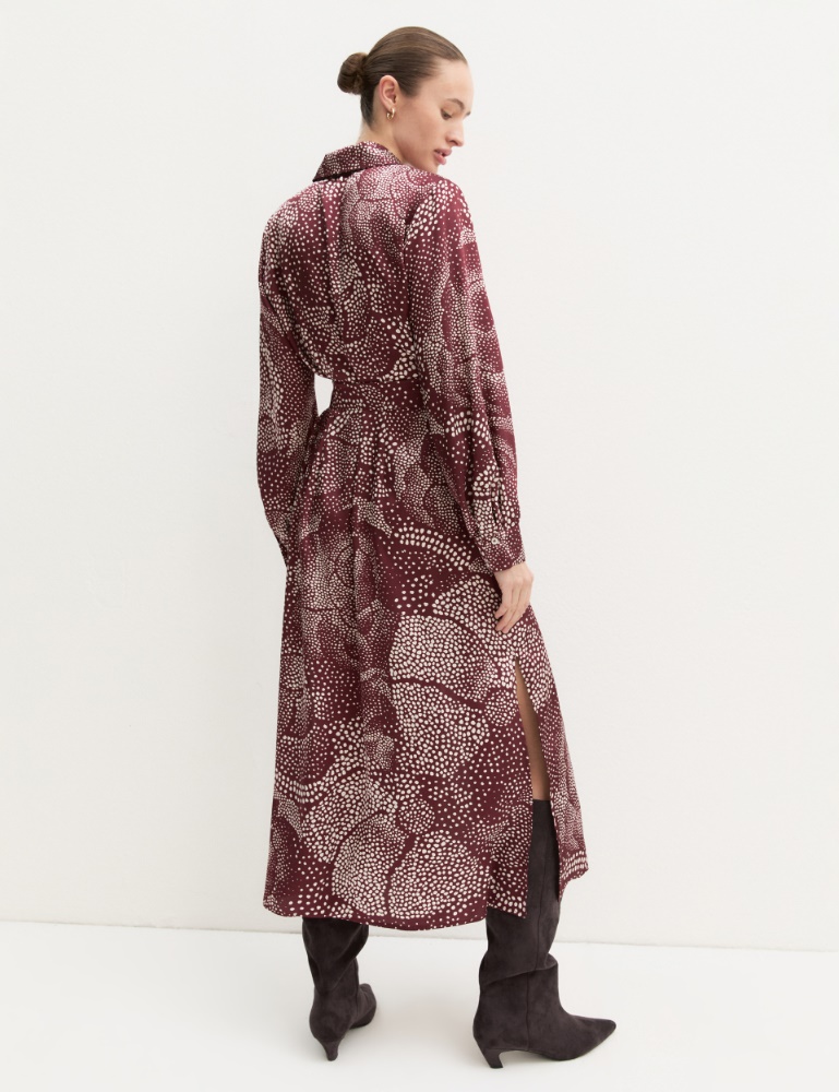 Printed twill shirt dress - Emme - 3
