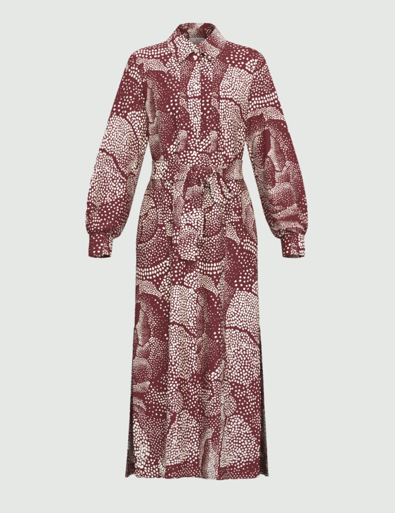 Printed twill shirt dress - Emme - 4