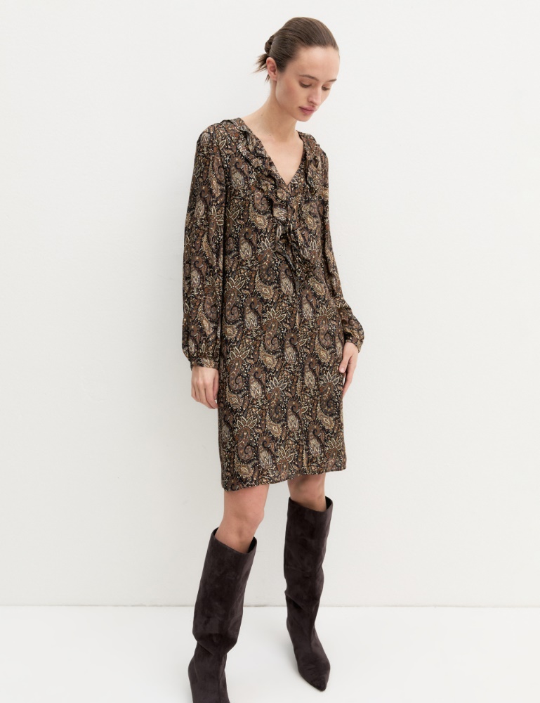 Vestido de sablé con volantes - Emme - 2