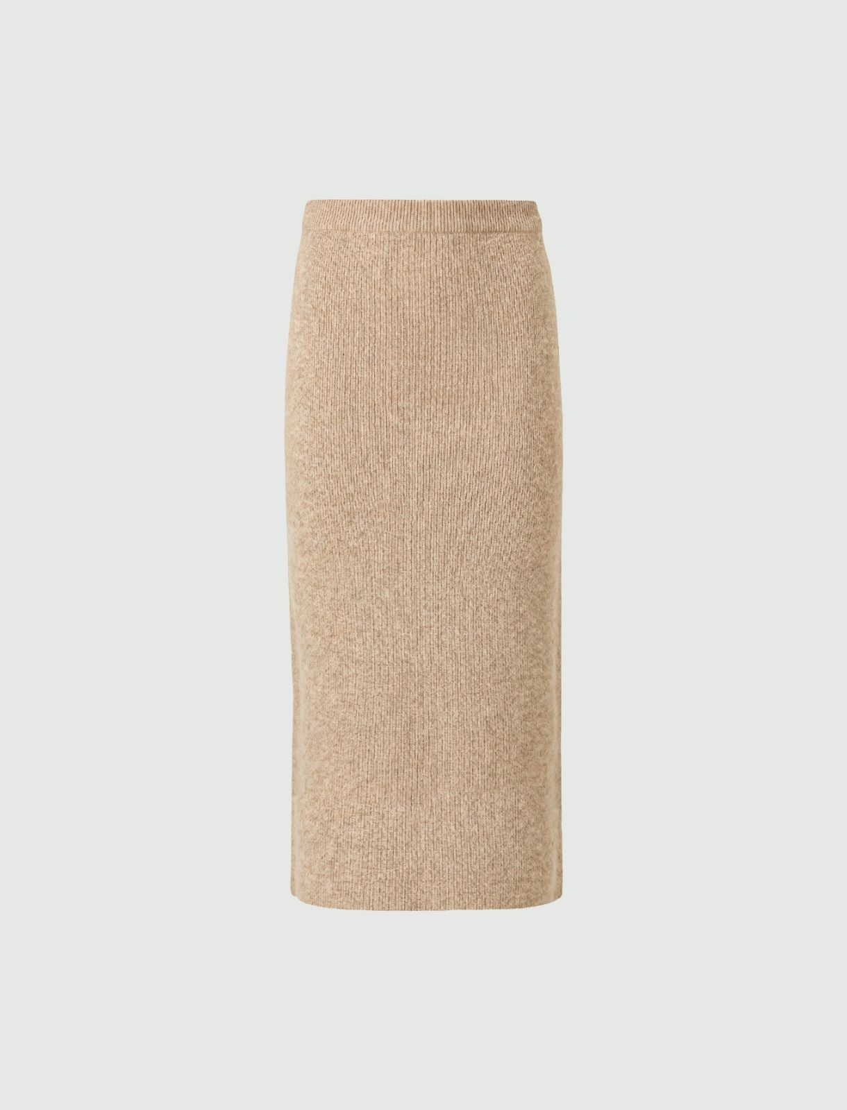 Gonna midi in maglia - BEIGE - Emme - 6