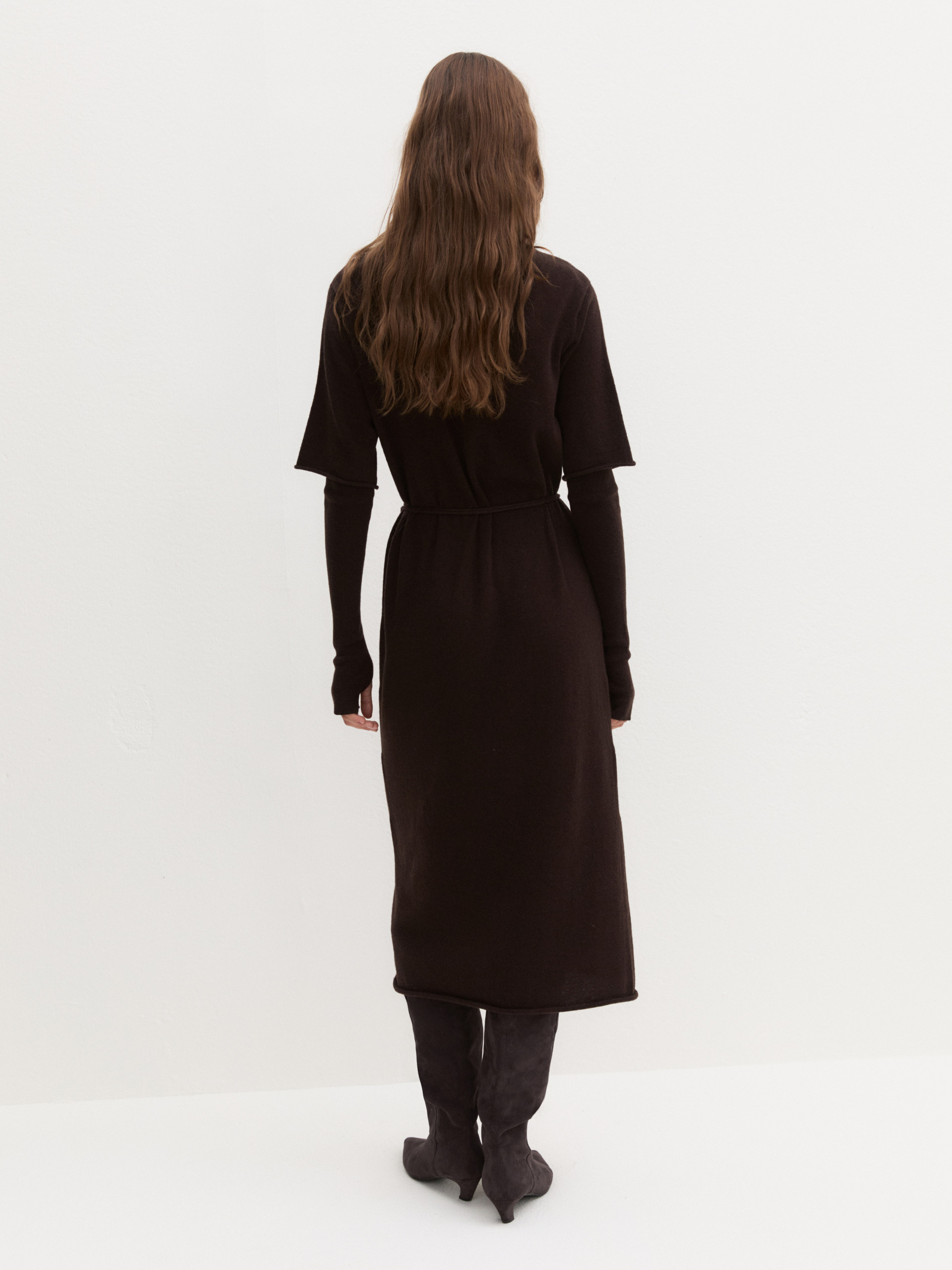 Knit dress - BROWN - Emme - 2