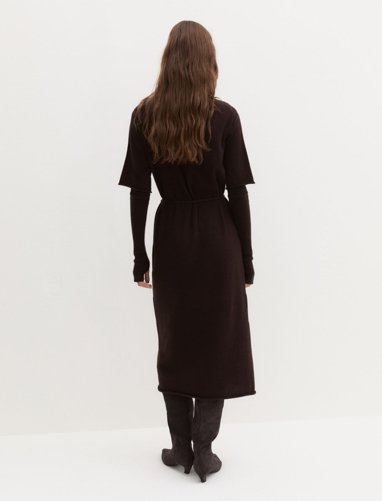 Knit dress - BROWN - Emme - 2