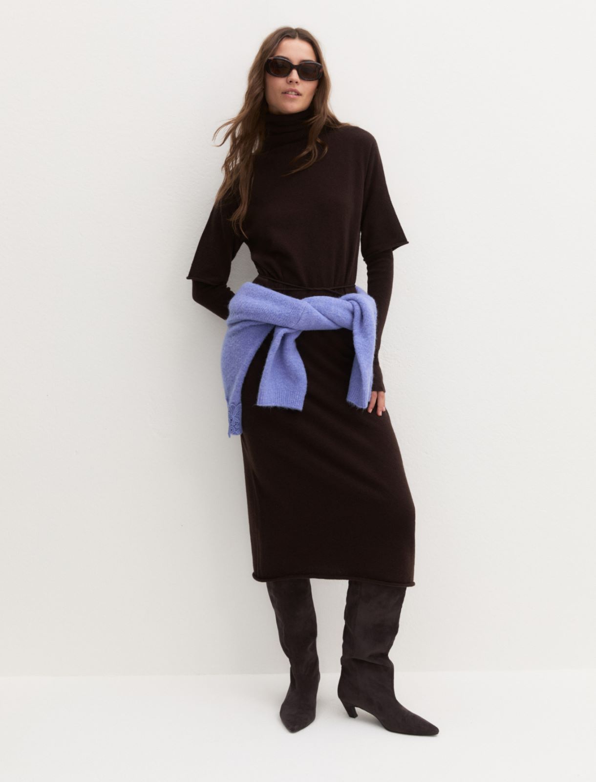 Knit dress - BROWN - Emme