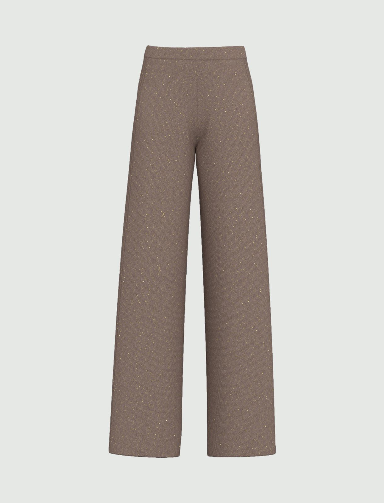 Sequinned knit trousers - TURTLEDOVE - Emme - 6