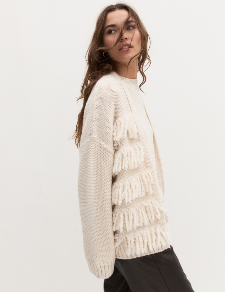 Cardigan con frange - Emme