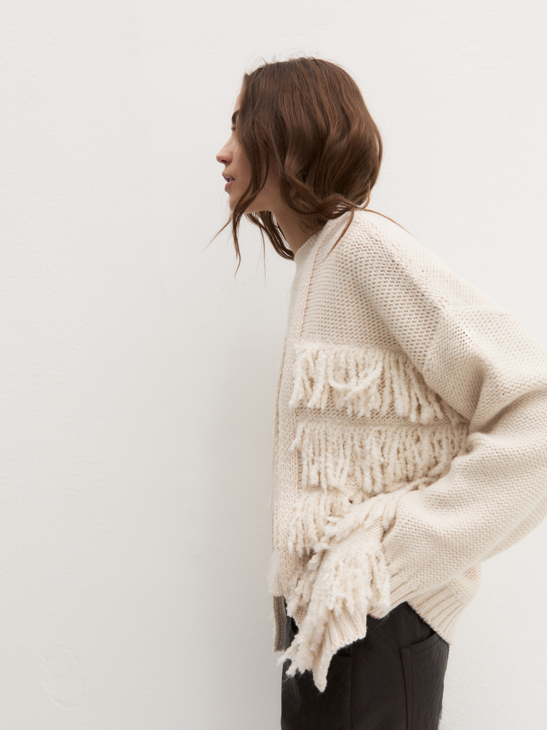 Cardigan con frange - CAMOMILLA - Emme - 5