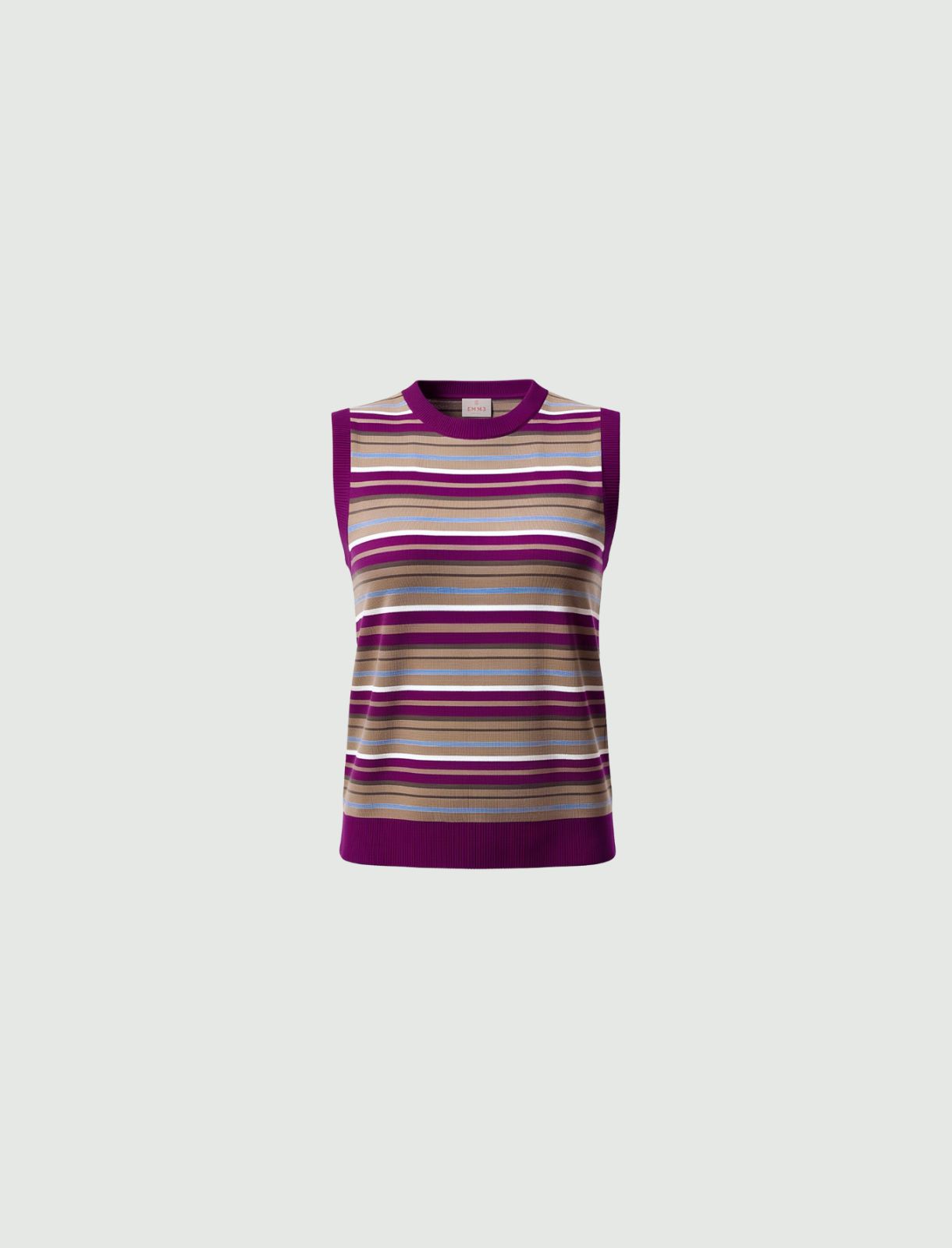 Gilet slim in misto viscosa - VIOLA - Emme - 6