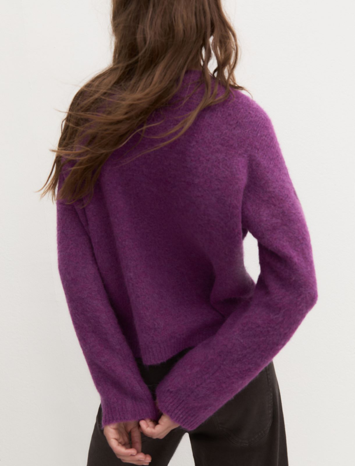 Oversized jumper with bandana - LILAC - Emme - 2