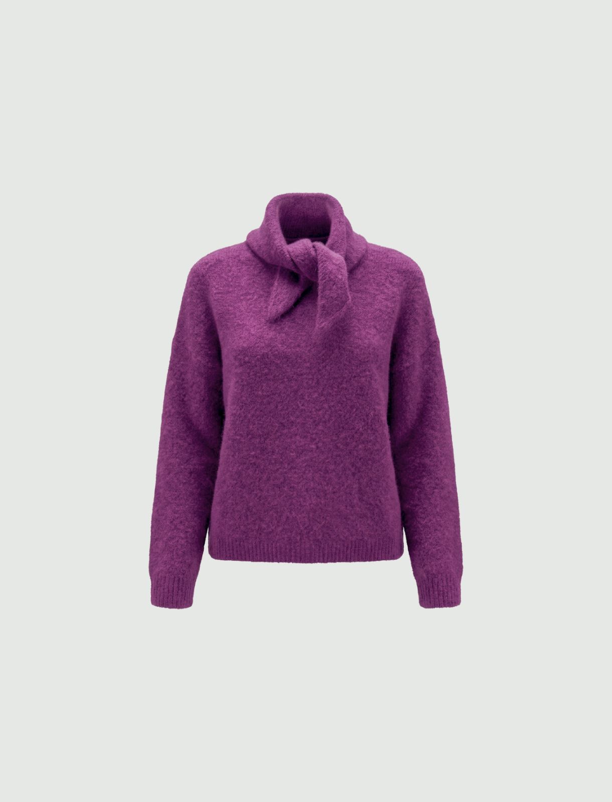 Oversized jumper with bandana - LILAC - Emme - 6