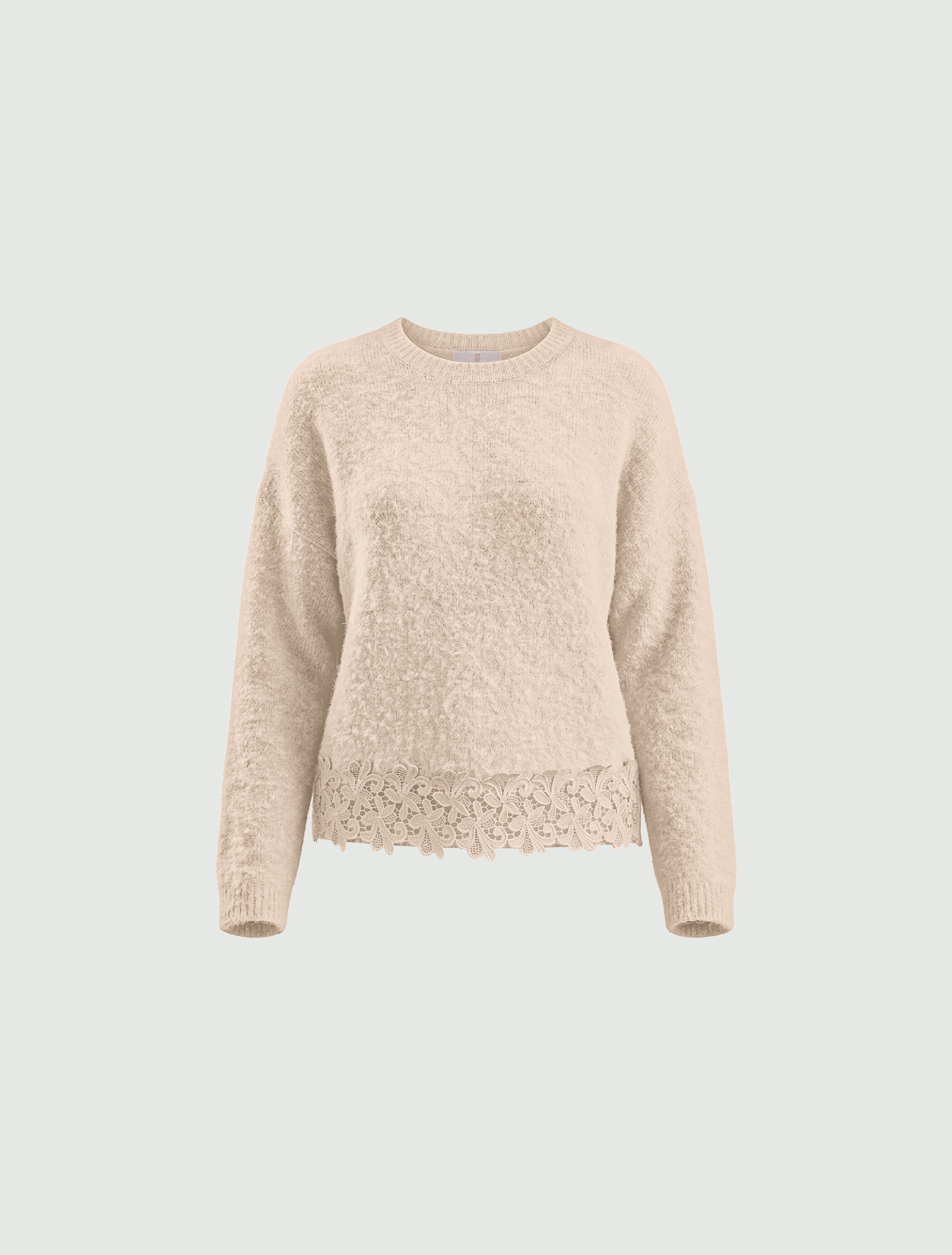 Cropped wool-blend jumper - WHITE - Emme - 6