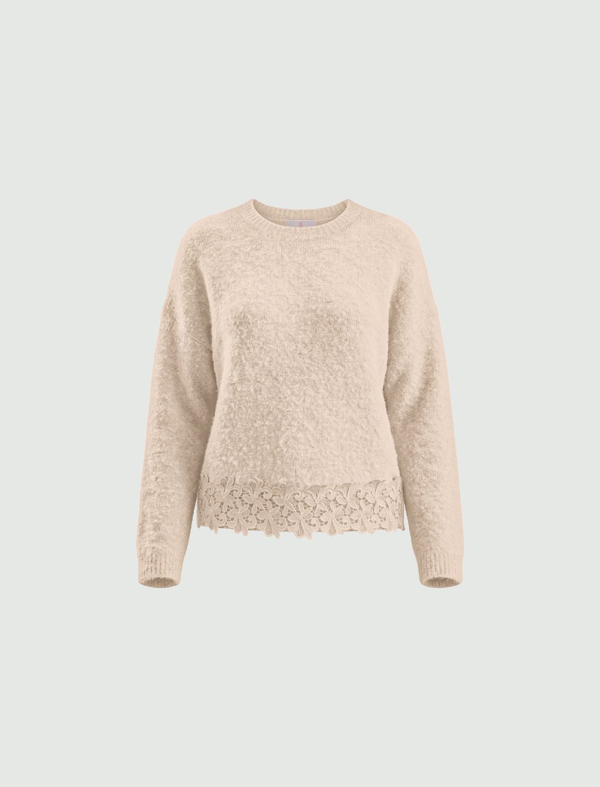 Cropped wool-blend jumper - WHITE - Emme - 6