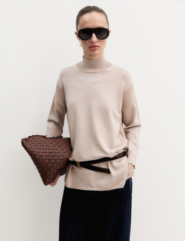 Maglia oversize in viscosa stretch - Emme