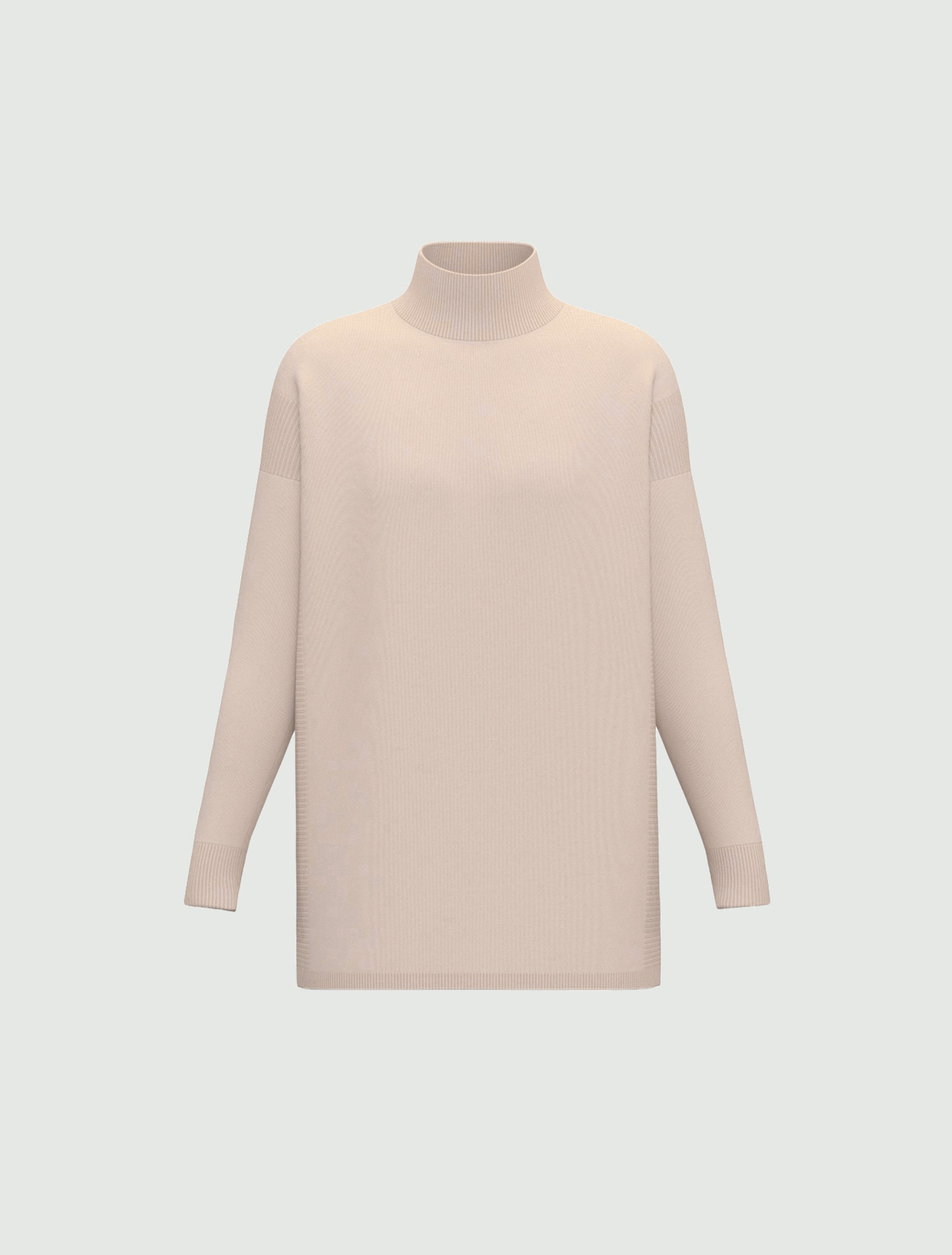 Maglia oversize in viscosa stretch - SABBIA - Emme - 6