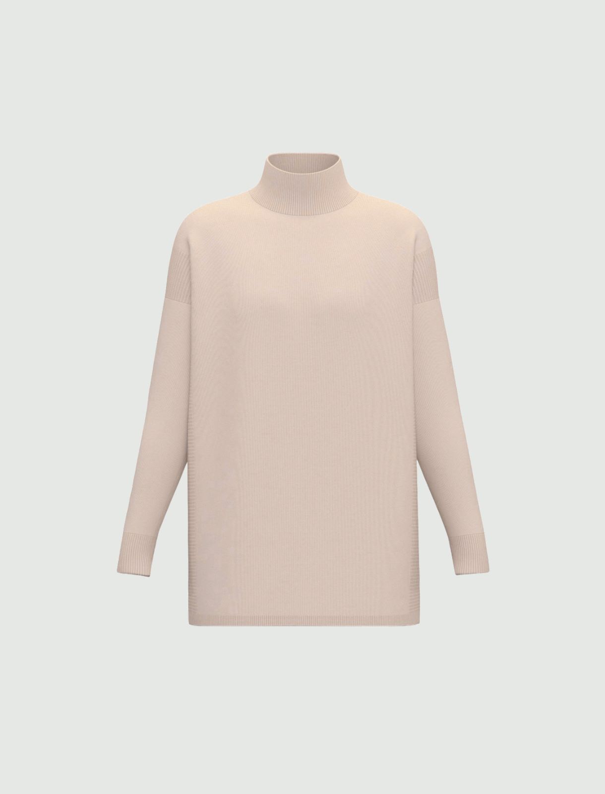 Maglia oversize in viscosa stretch - SABBIA - Emme - 6