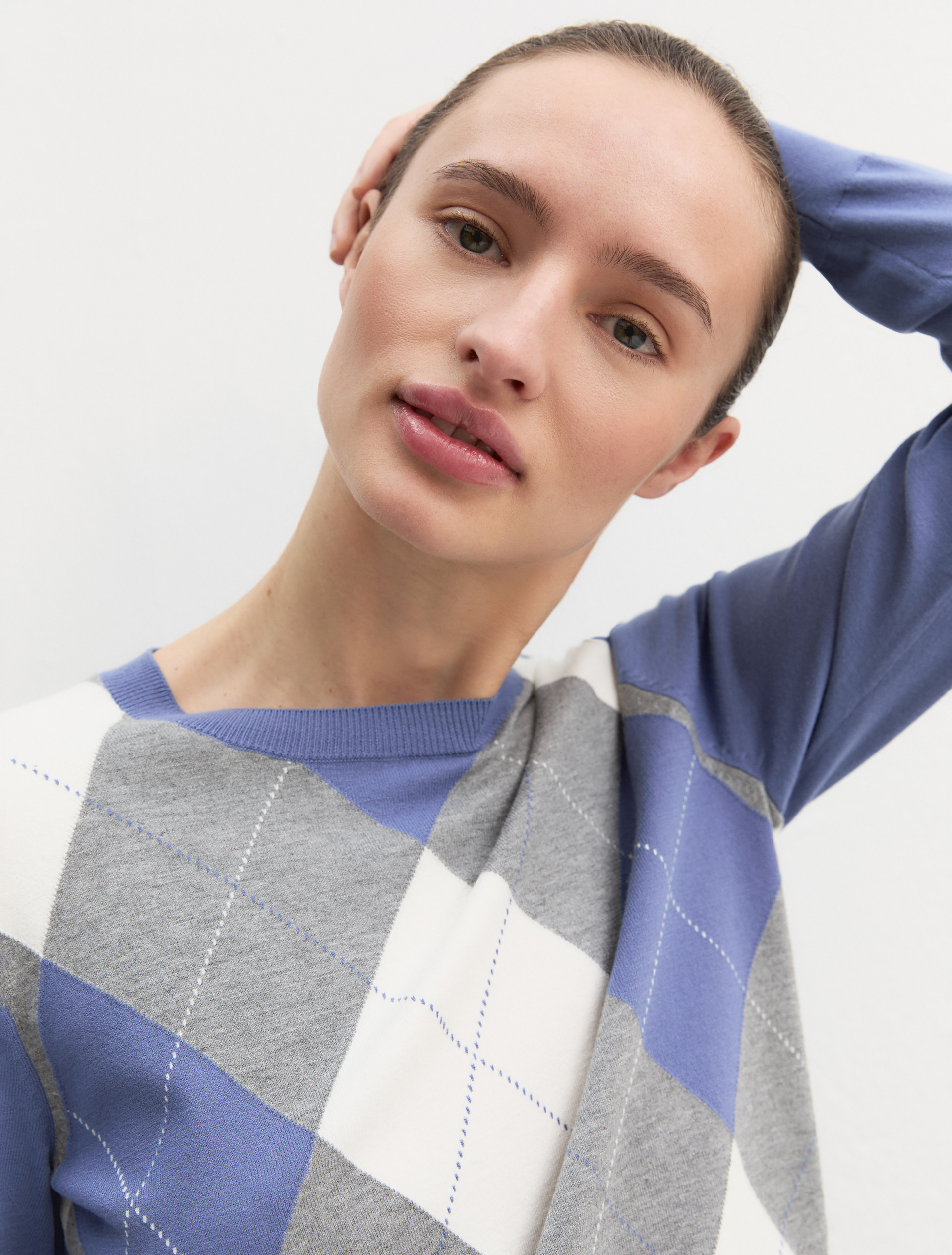 Slim stretch jumper - HYDRANGEA - Emme - 6