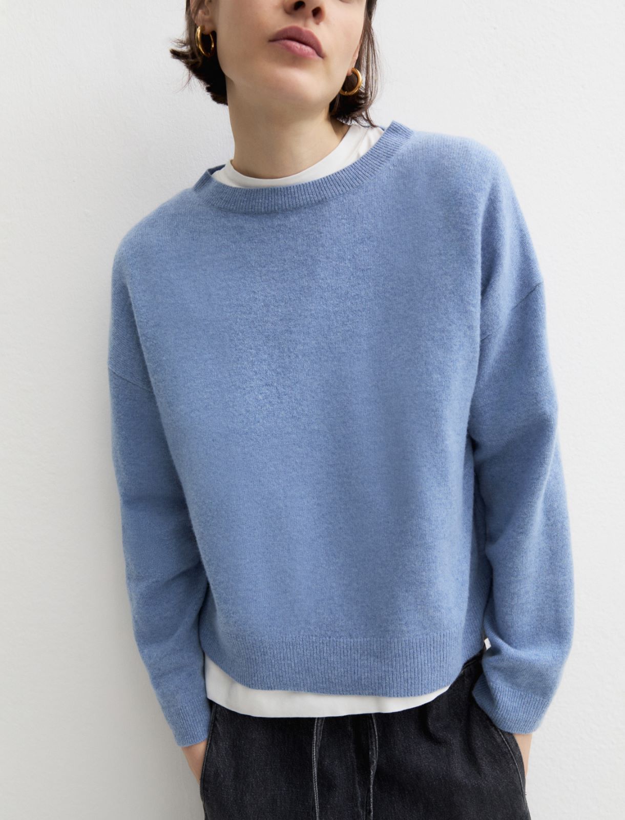 Pure wool jumper - SKY BLUE - Emme - 5