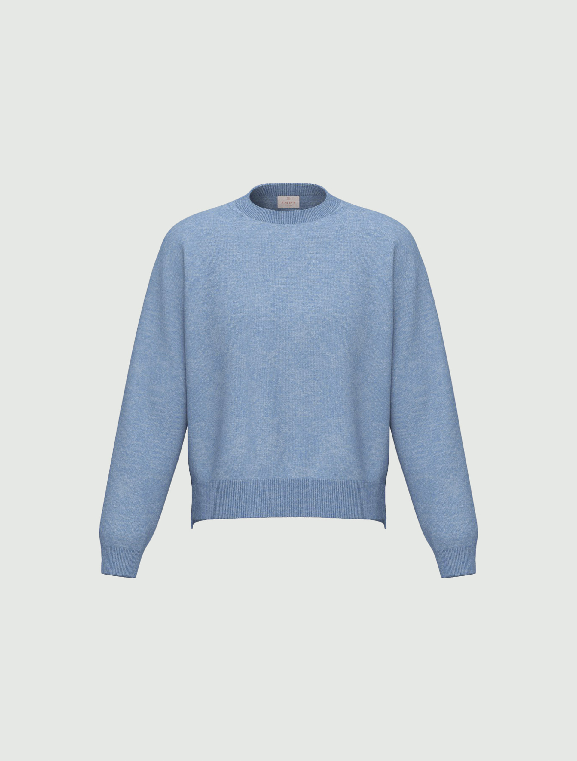 Pure wool jumper - SKY BLUE - Emme - 6