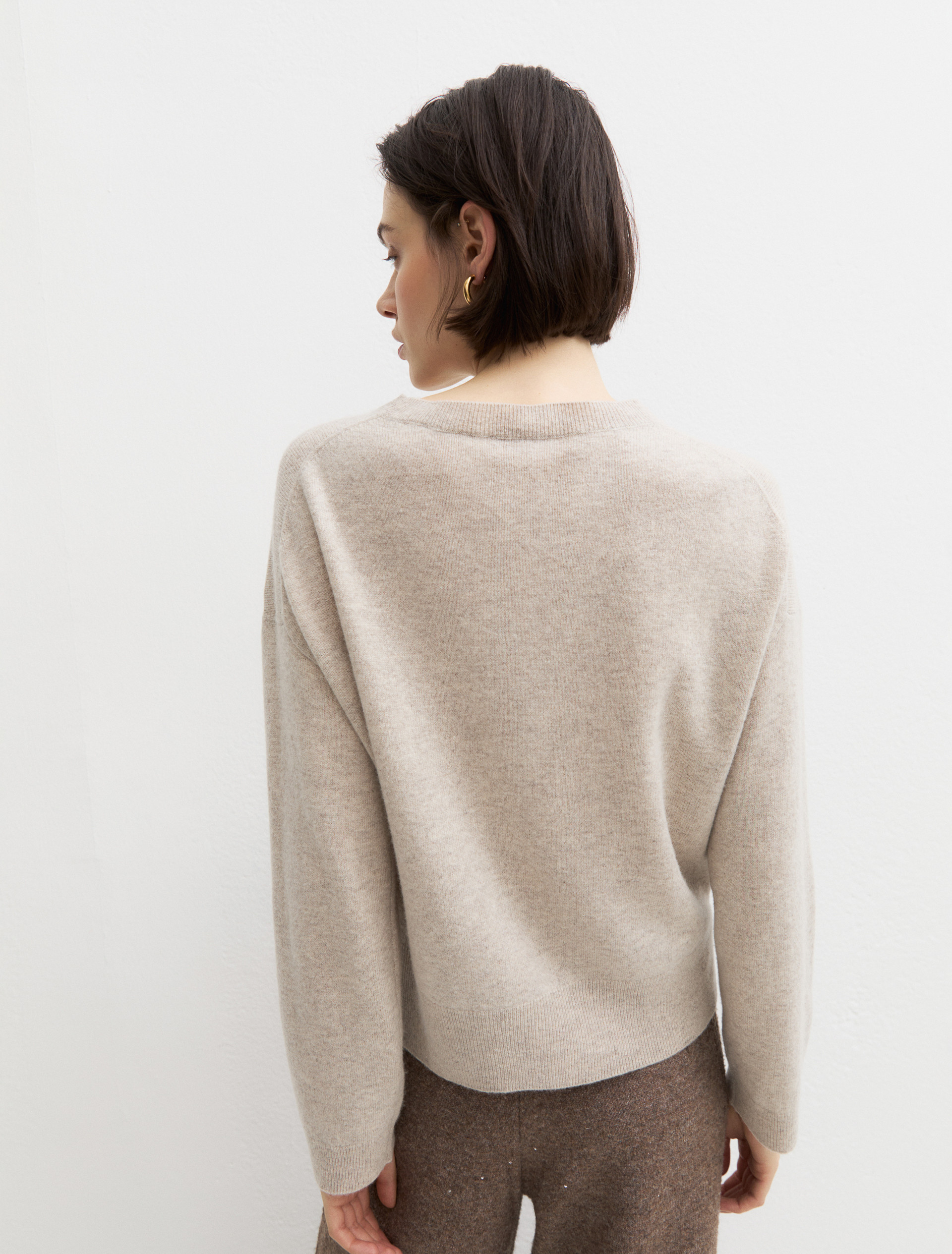 Maglia in pura lana - BEIGE - Emme - 2