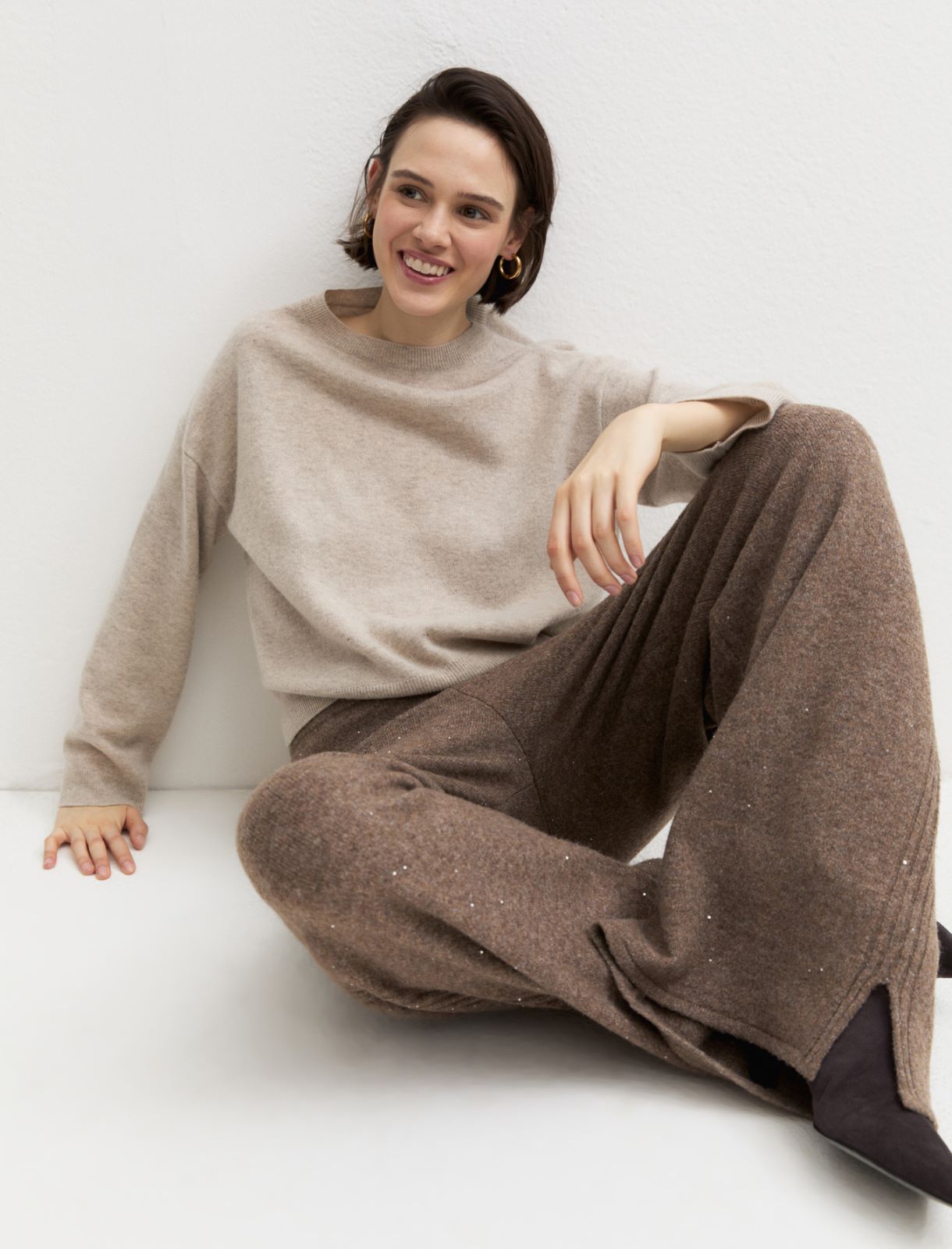 Maglia in pura lana - BEIGE - Emme - 4