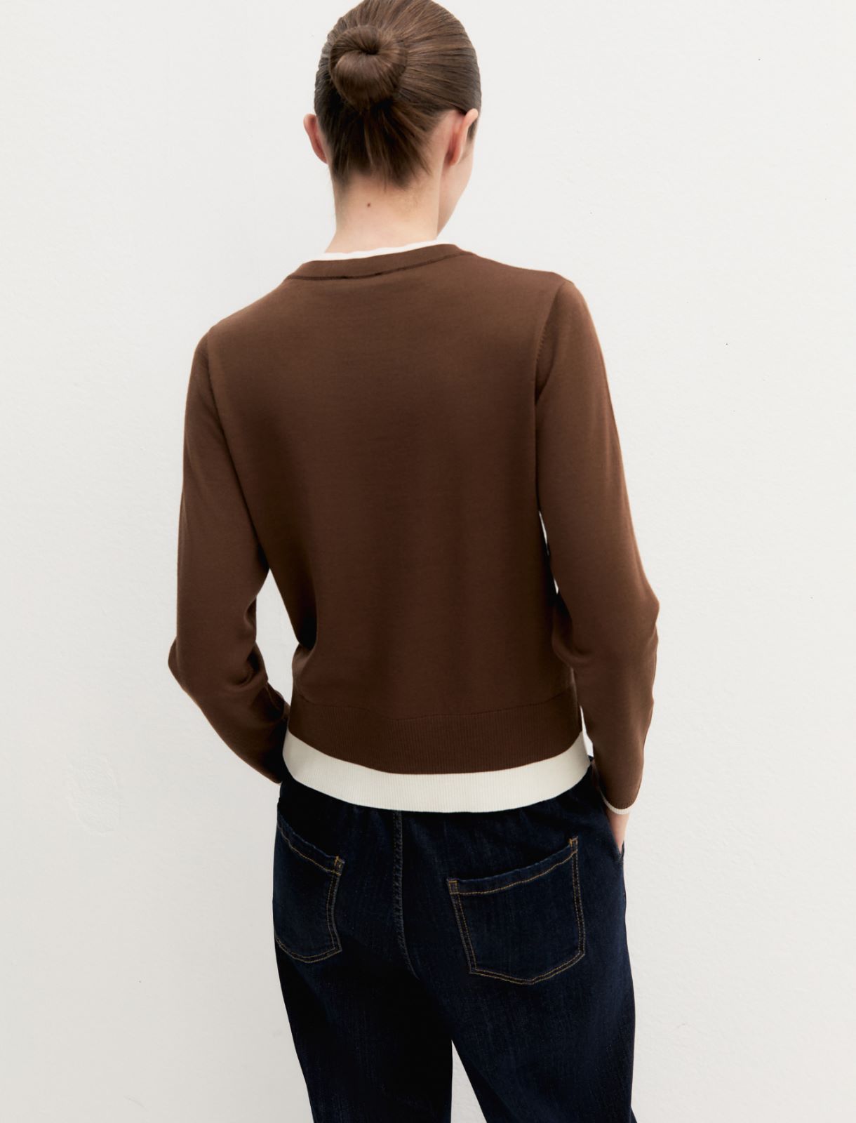 Maglia in pura lana - BRUCIATO - Emme - 2