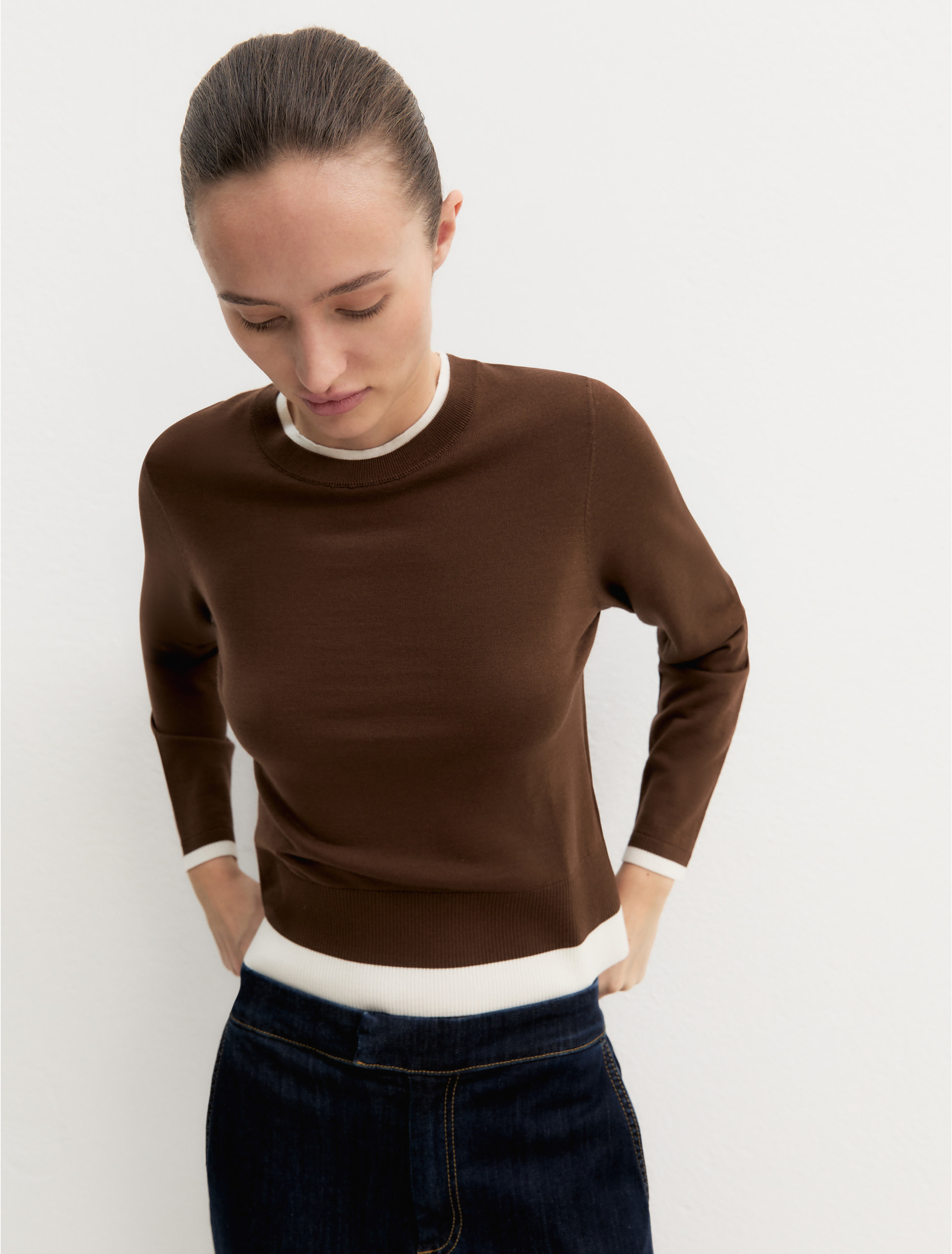 Maglia in pura lana - BRUCIATO - Emme - 5