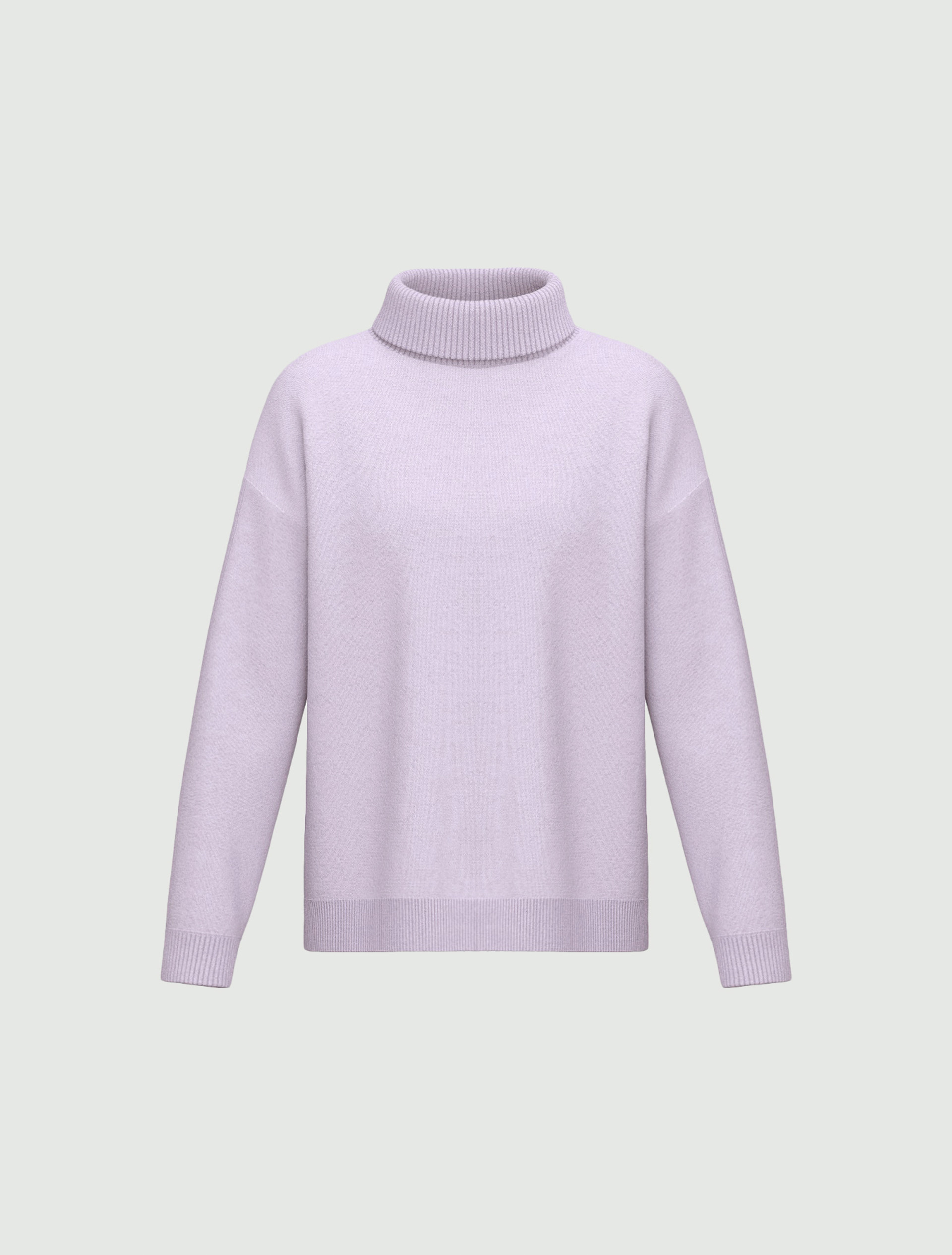 Pure wool high-neck jumper - LILAC - Emme - 6