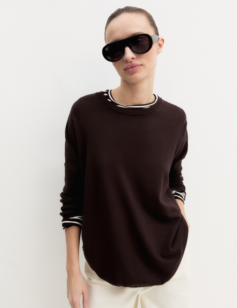 Maglia over in viscosa stretch - Emme