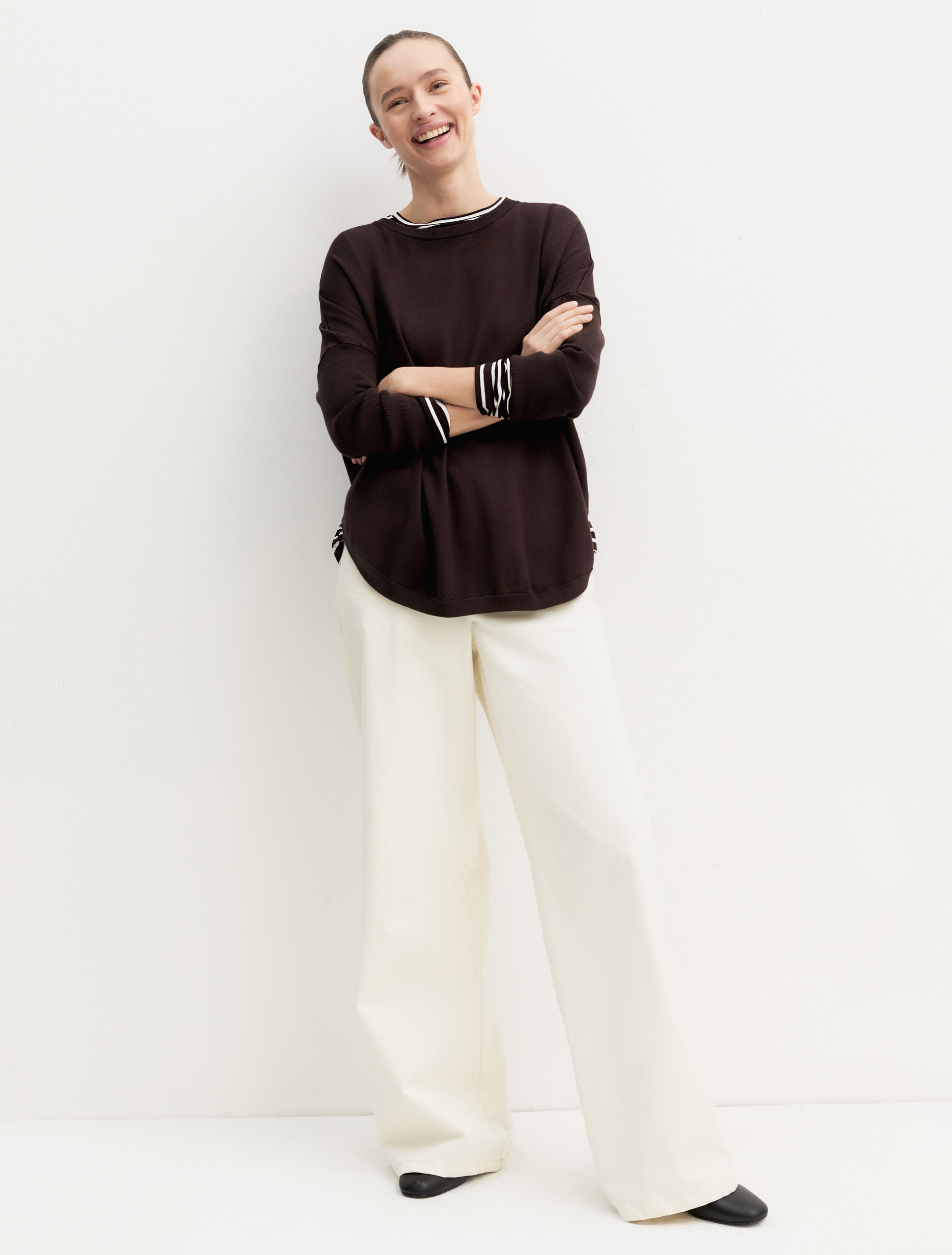 Maglia over in viscosa stretch - TESTA DI MORO - Emme - 1