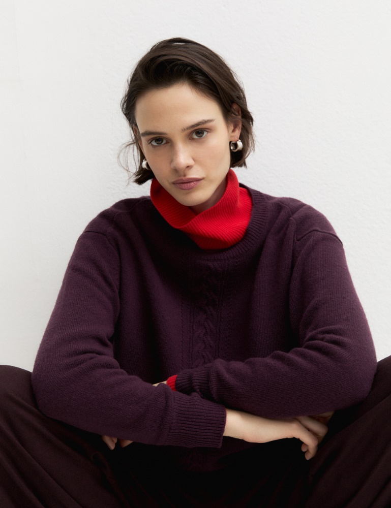 Merino wool crew-neck jumper - Emme