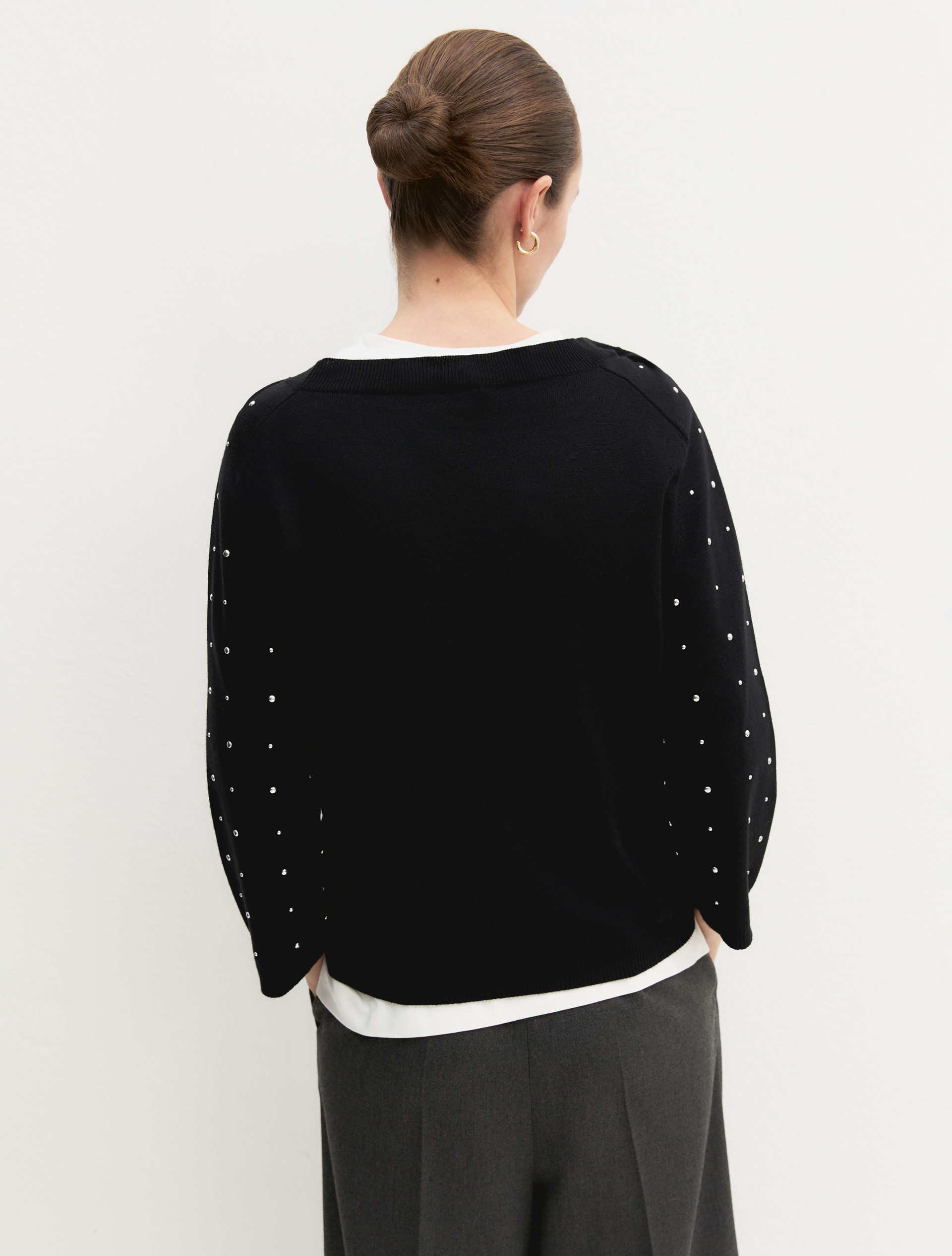 Maglia con applicazioni - NERO - Emme - 2