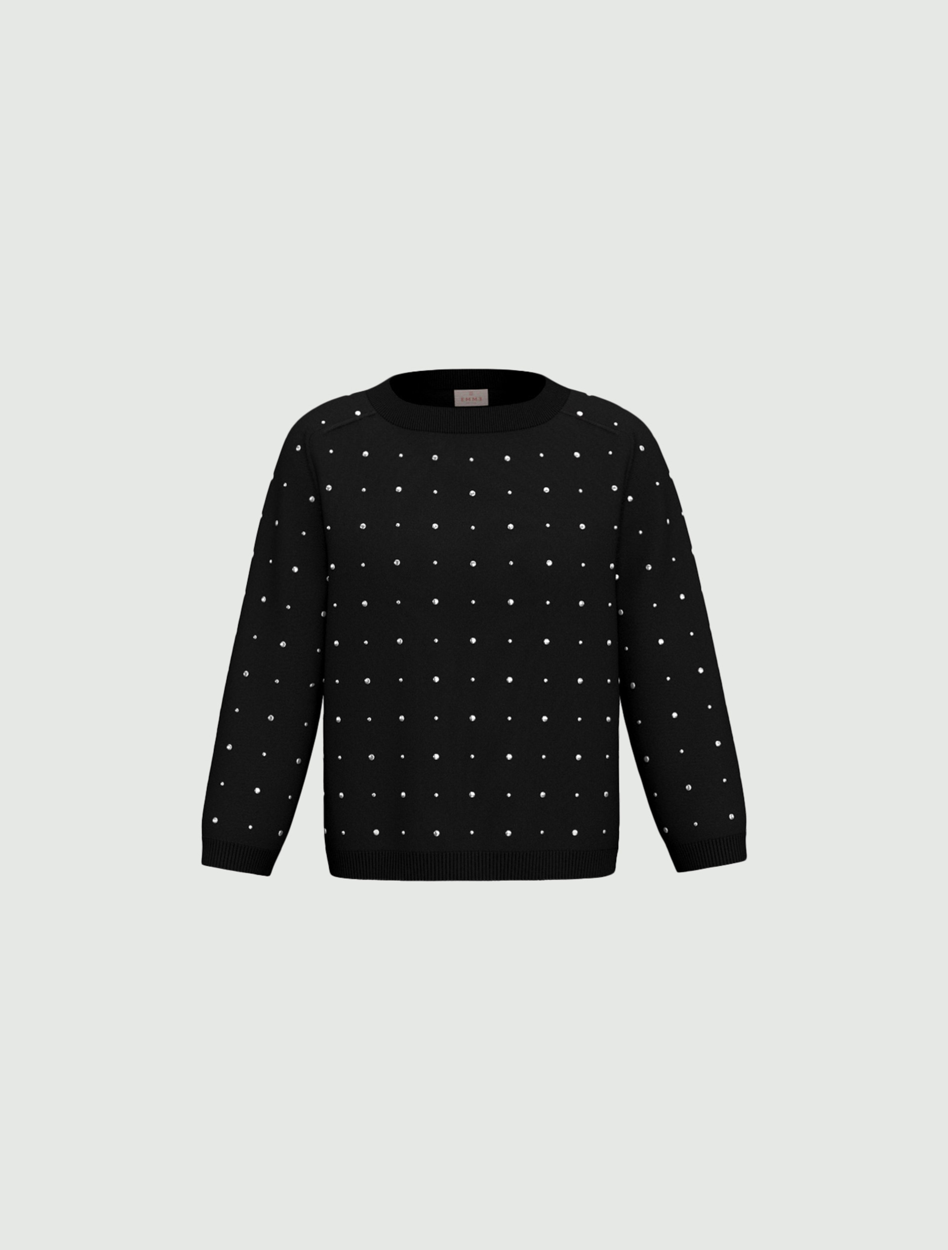 Maglia con applicazioni - NERO - Emme - 6