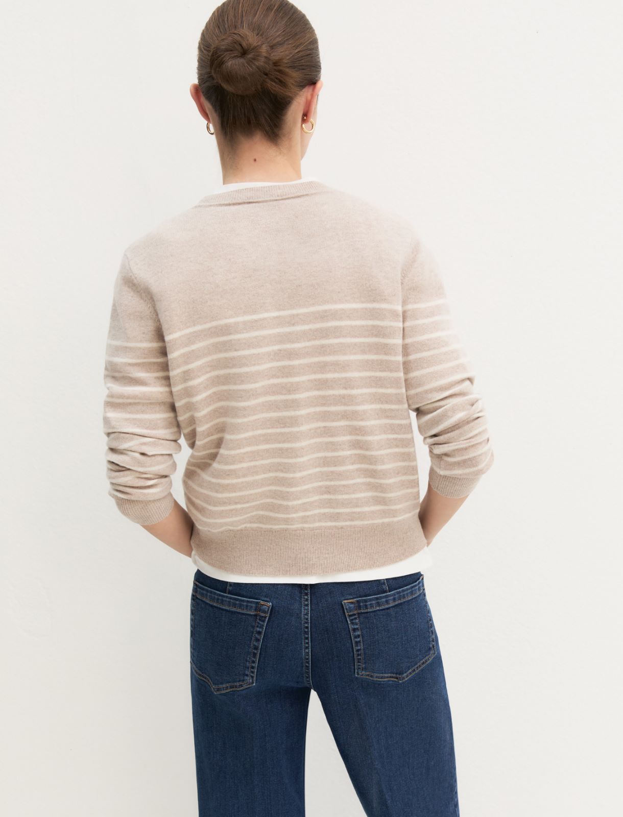Maglia in lana e cashmere - BEIGE - Emme - 3