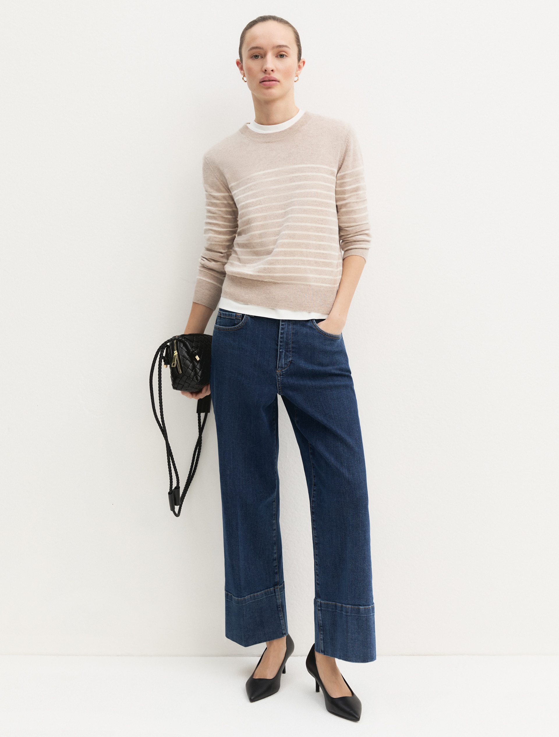 Maglia in lana e cashmere - BEIGE - Emme - 1