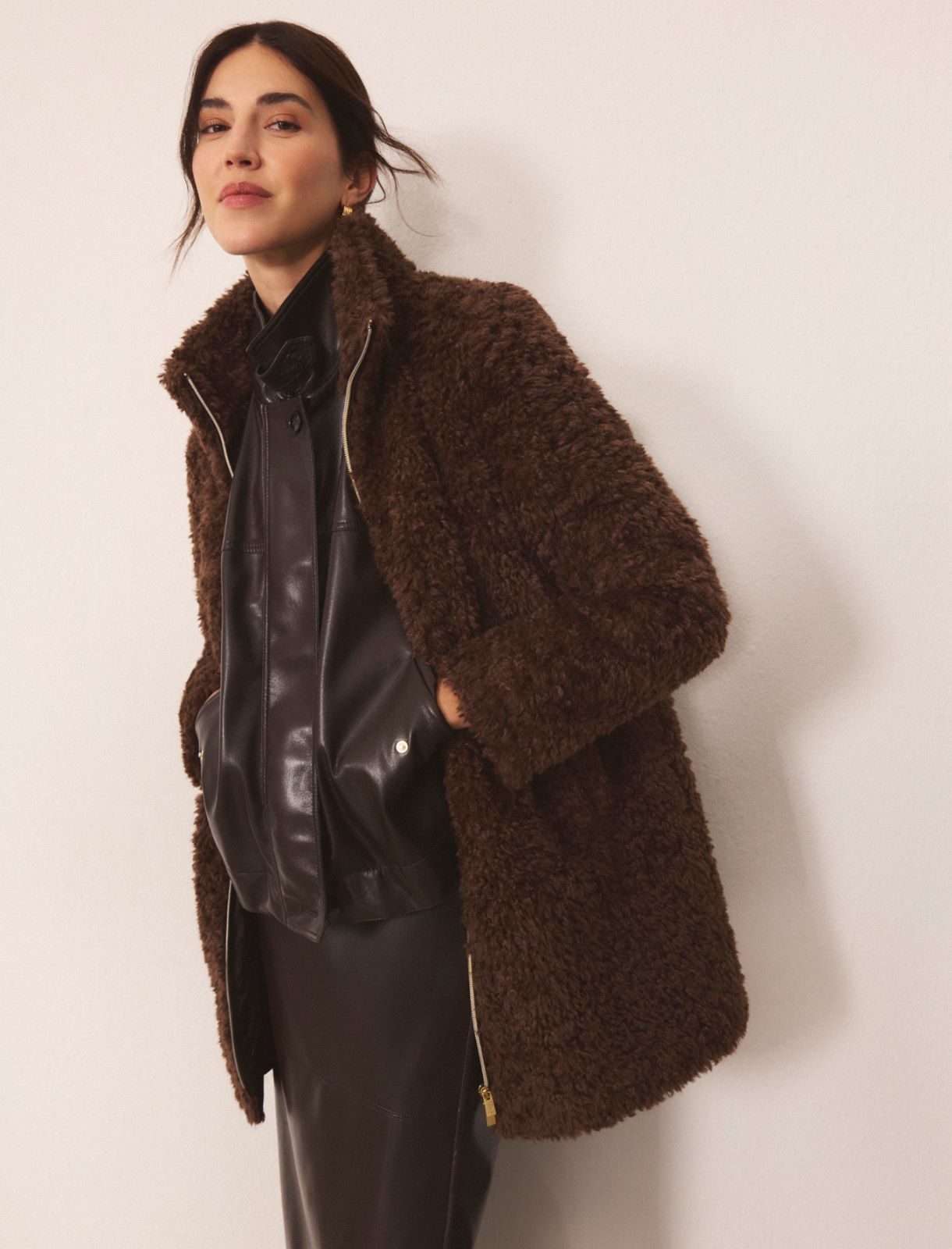 Coat with detachable hood and bib - TURTLEDOVE - Emme - 2