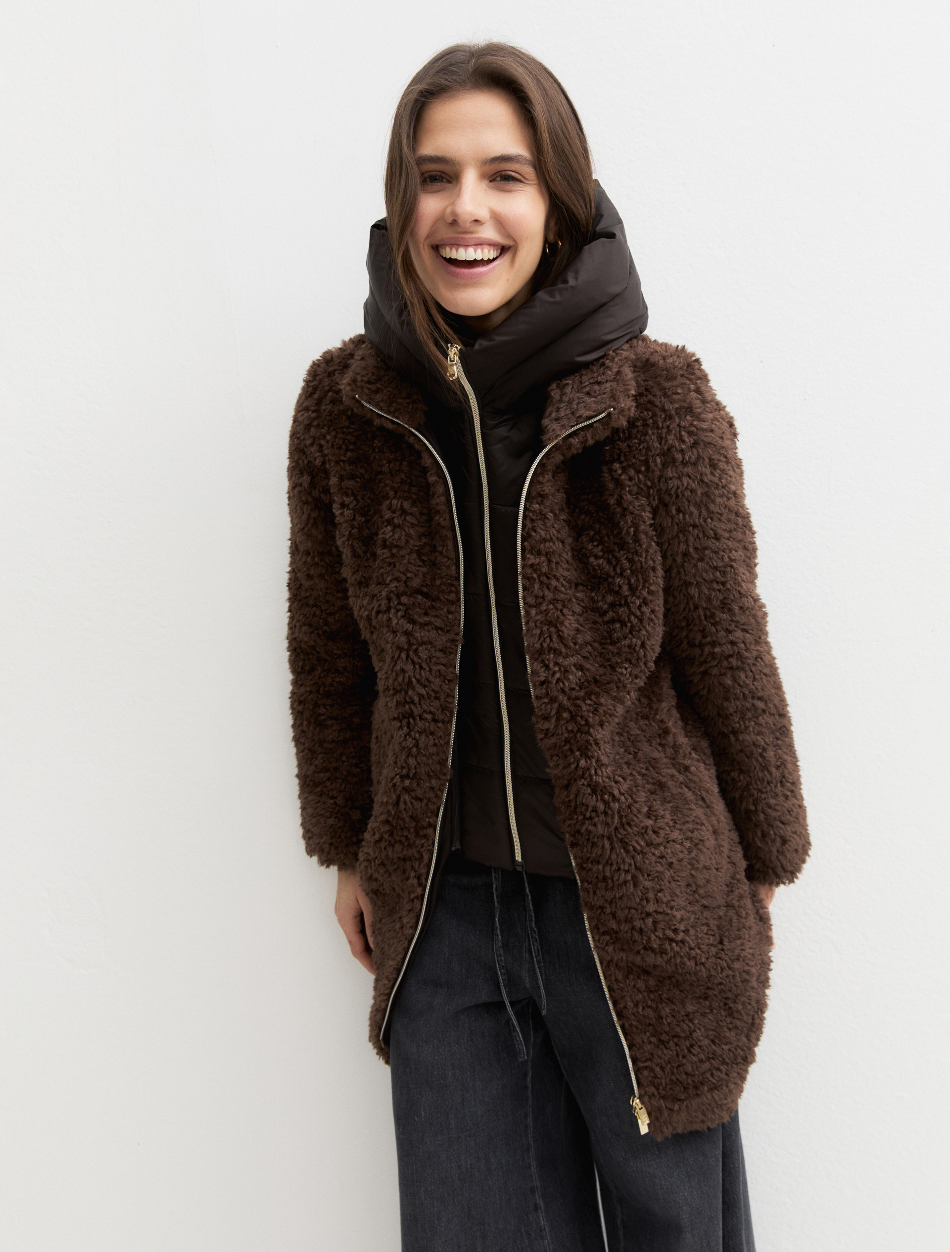 Coat with detachable hood and bib - TURTLEDOVE - Emme - 4