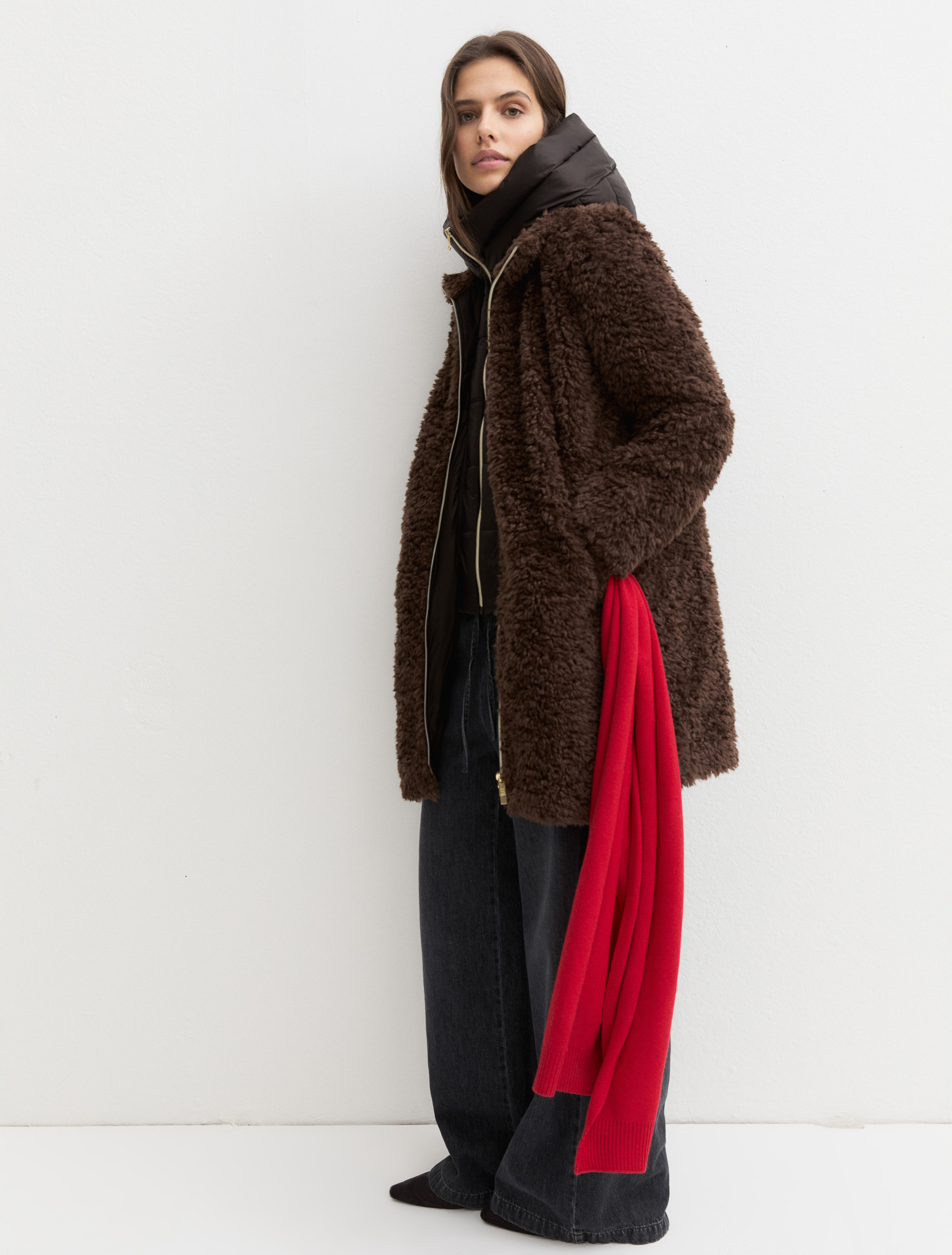 Coat with detachable hood and bib - TURTLEDOVE - Emme - 1