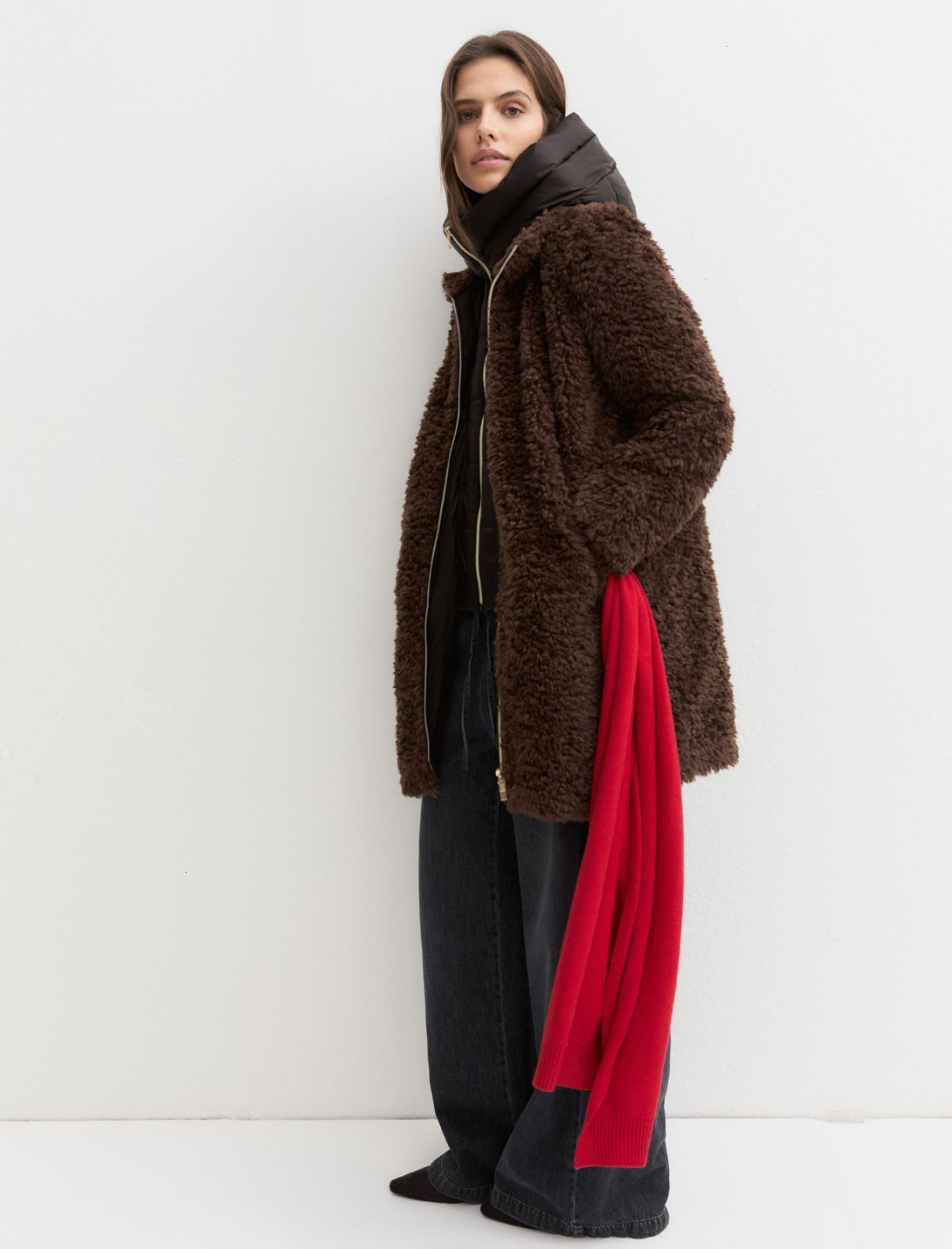 Coat with detachable hood and bib - TURTLEDOVE - Emme