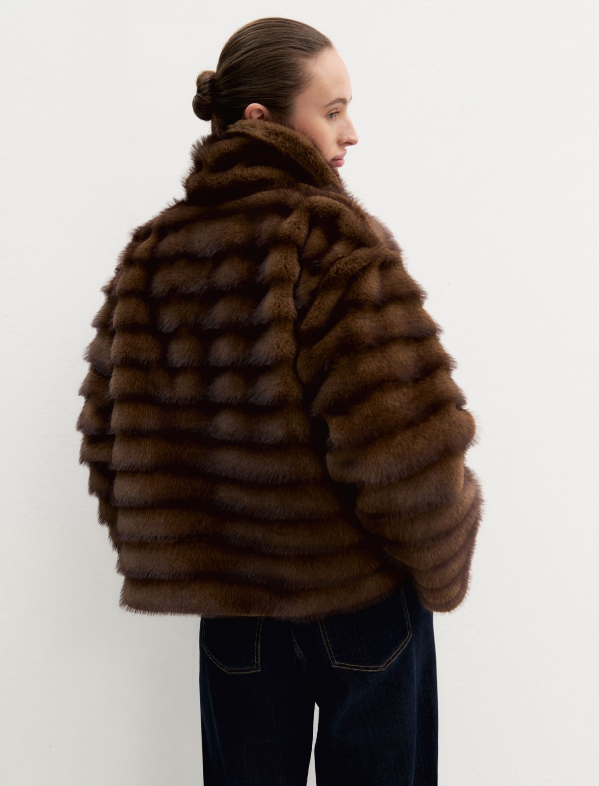 Boxy jacket - COGNAC - Emme - 2