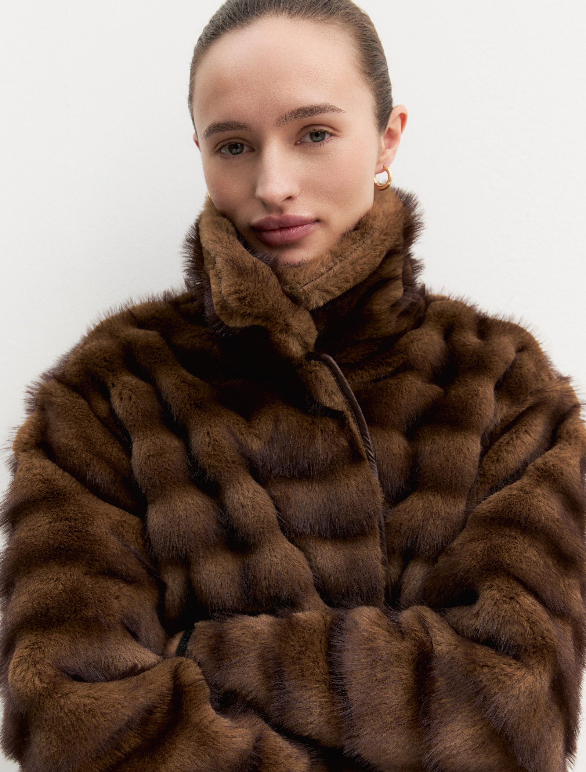 Boxy jacket - COGNAC - Emme - 3