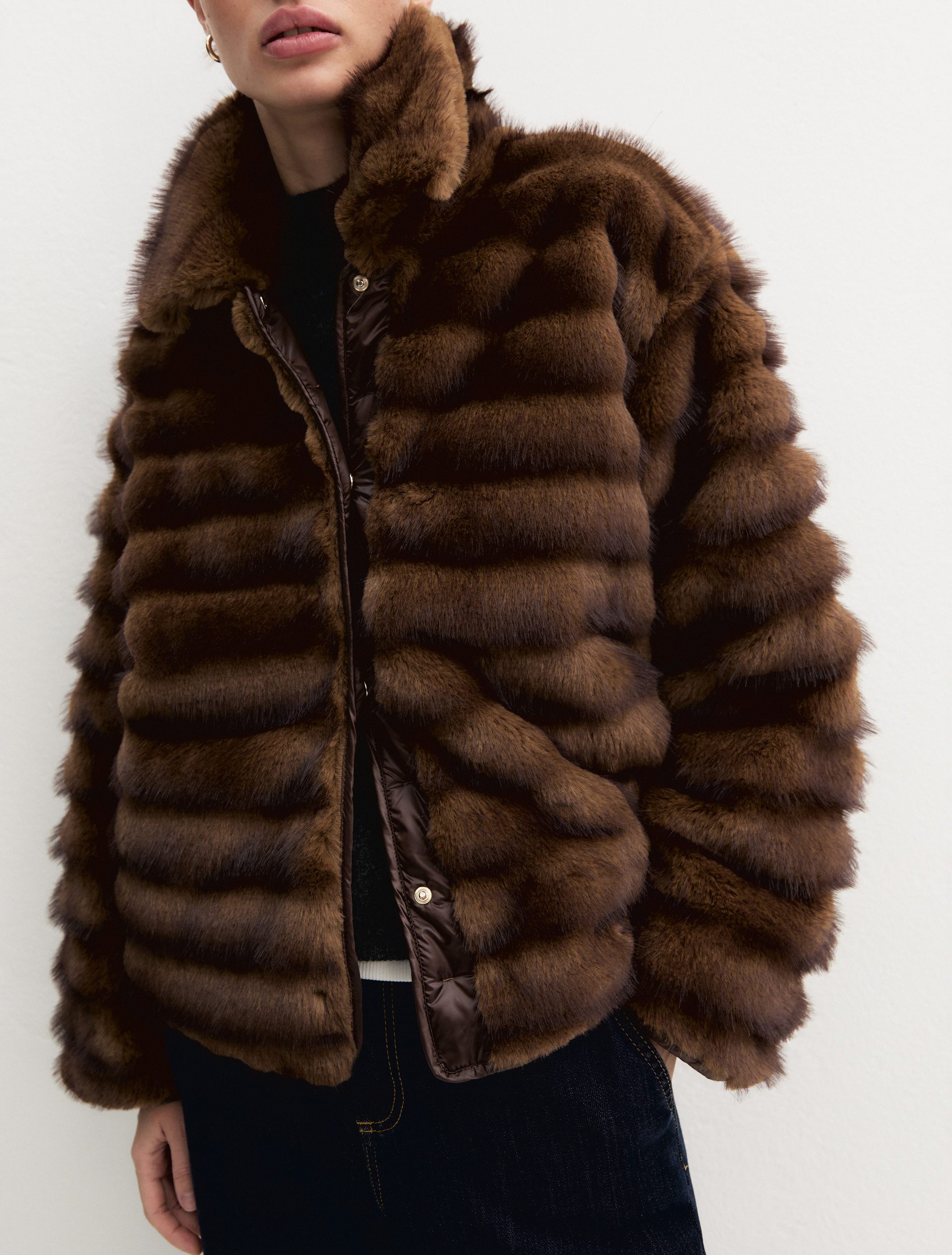 Boxy jacket - COGNAC - Emme - 5
