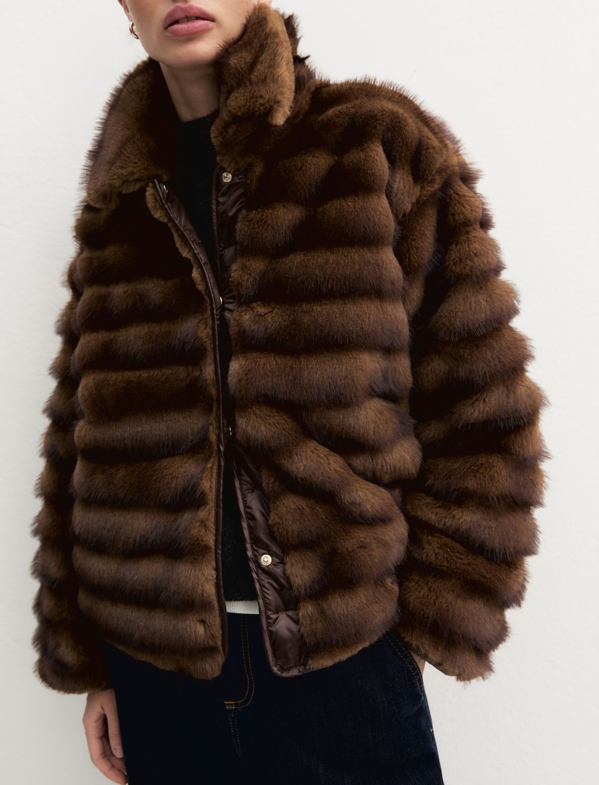 Boxy jacket - COGNAC - Emme - 5