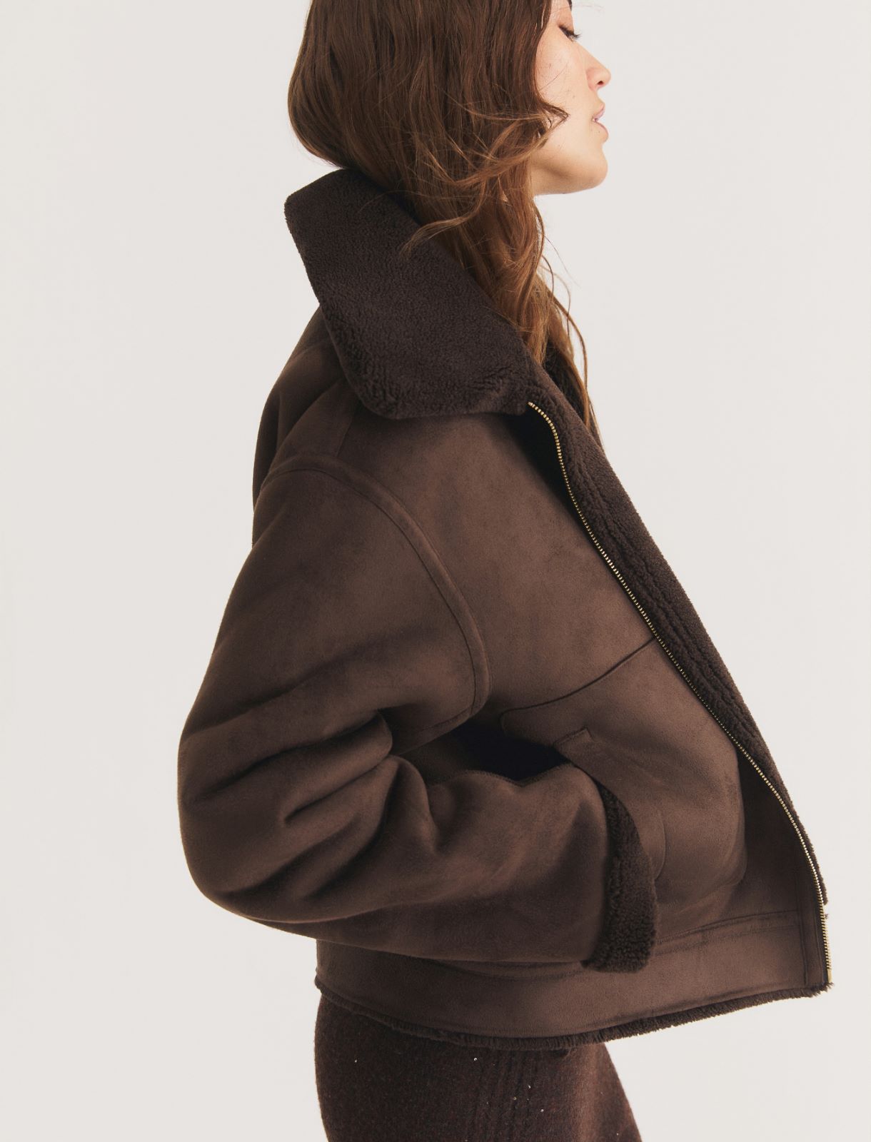 Reversible jacket - DARK BROWN - Emme - 4